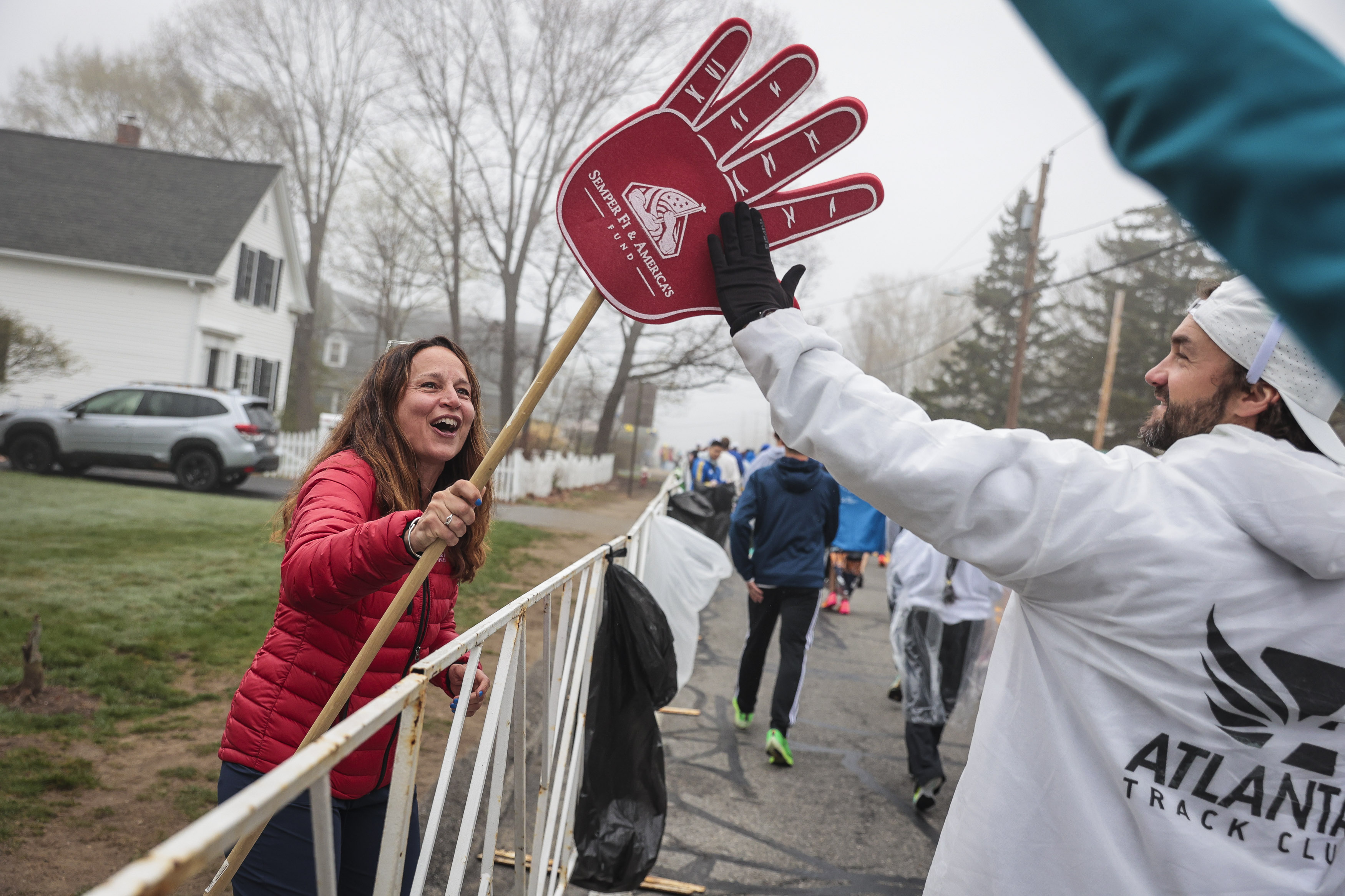 2023 Boston Marathon: Hellen Obiri and daughter Tania capture hearts with  finish line greeting