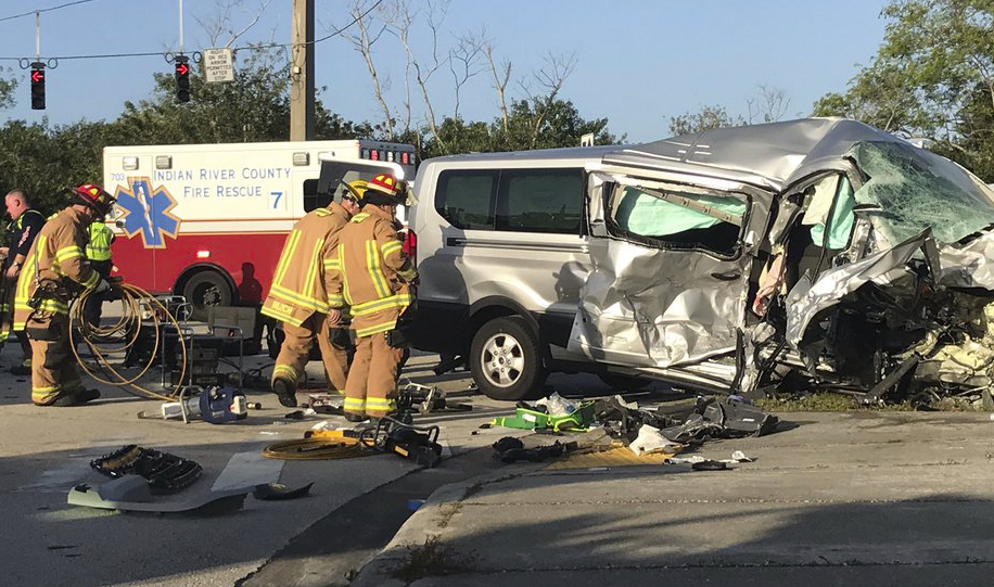 Grace Rett was riding in the passenger seat of the transport van along with her teammates and coach when the crash occured.