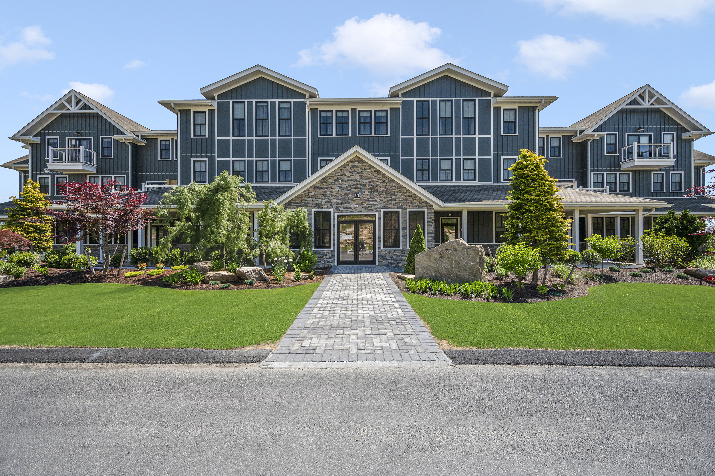 The newly-opened Hilltop Lodge at the Preserve.