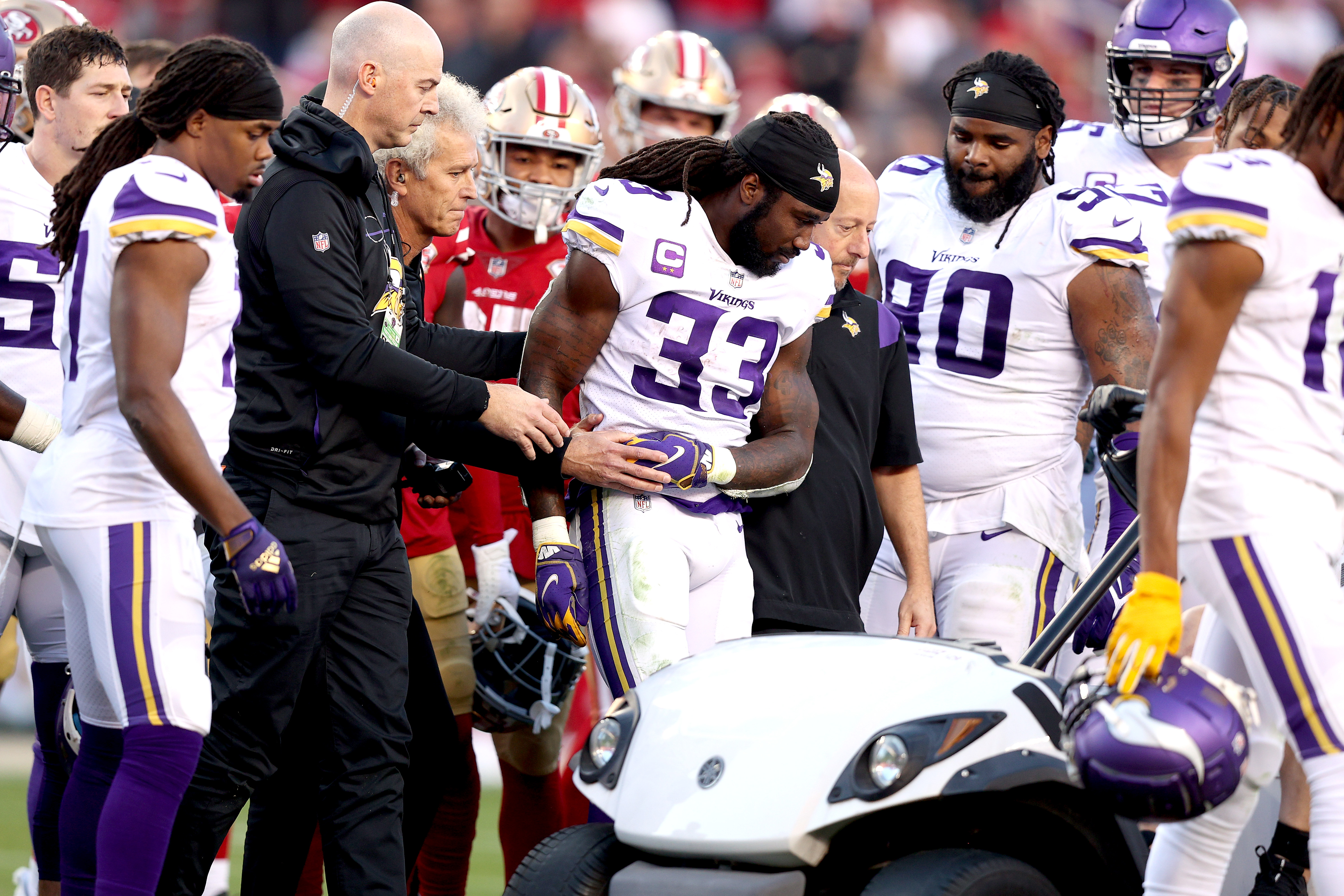 Deebo Samuel injury update: 49ers WR knocked out of game vs. Vikings with  groin injury