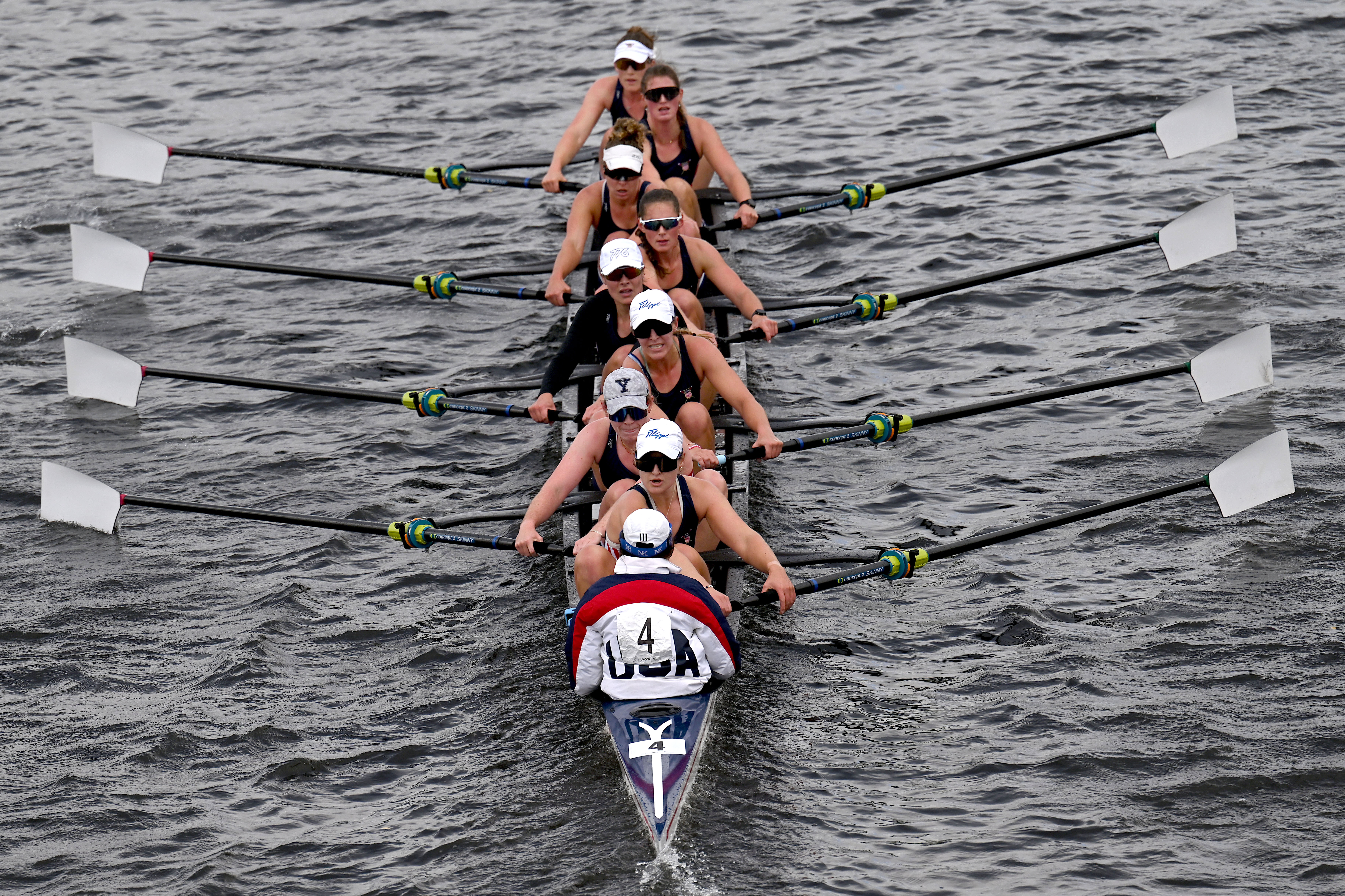 Top US squad wins women s championship eights race bragging