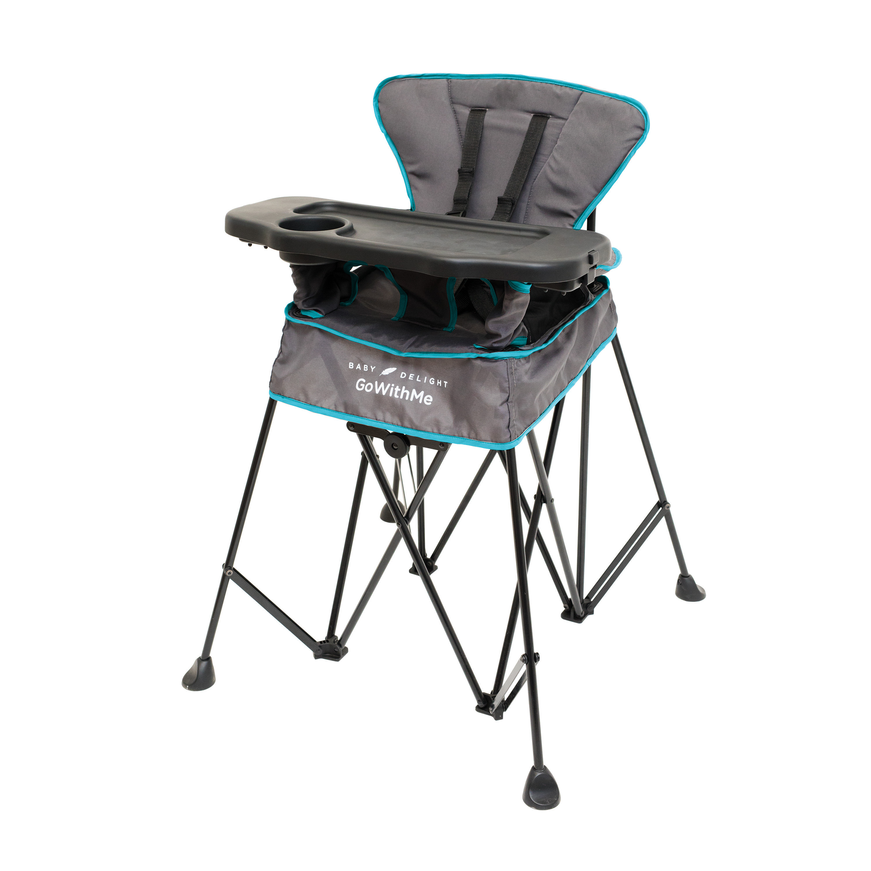 Baby Delight, a toddler product design company, offers a “Go With Me” line of portable high chairs.