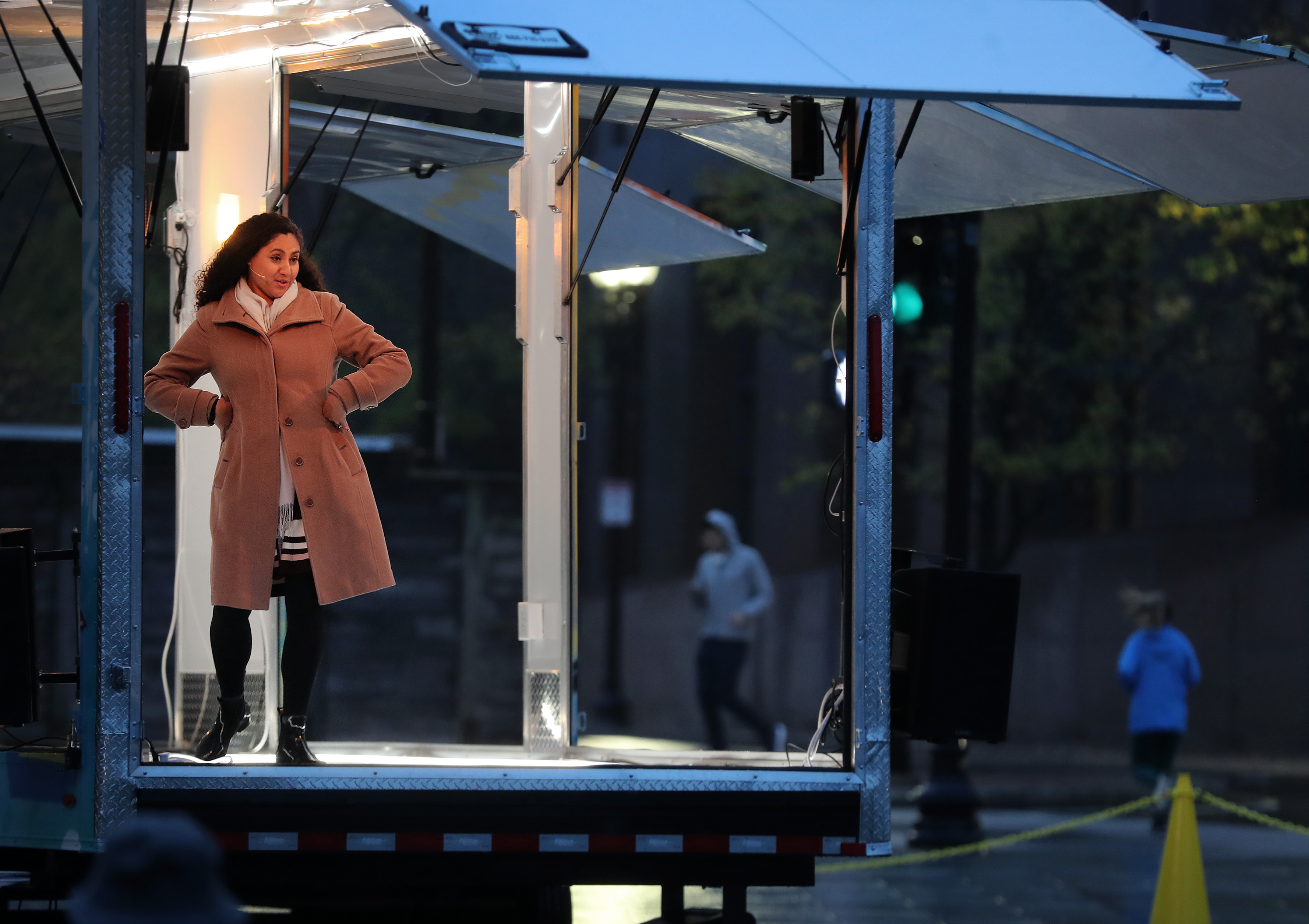 Zaray Rodriguez sang last month on the Rose Kennedy Greenway.