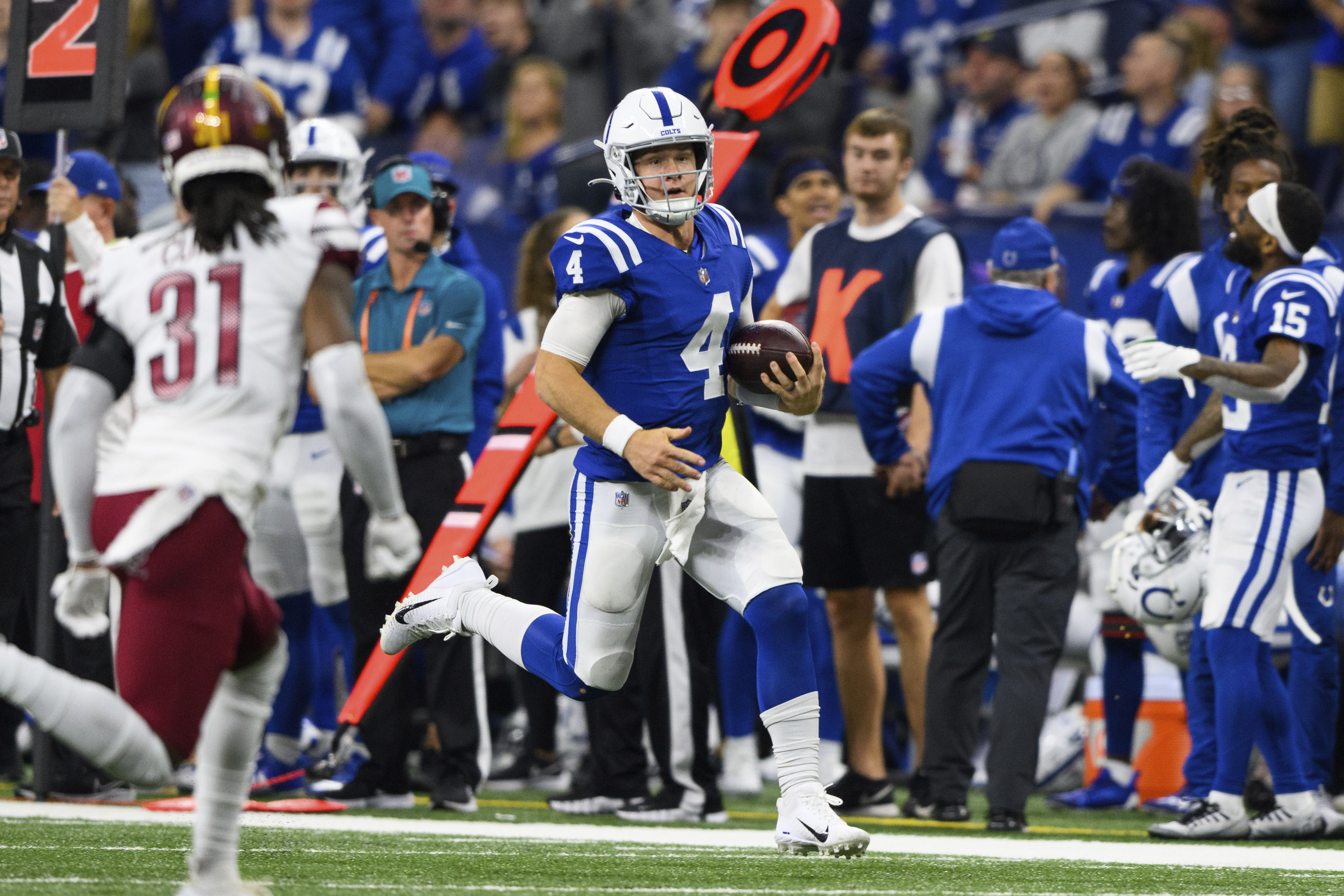 Patriots knock upstart Colts down a peg with 59-24 rout