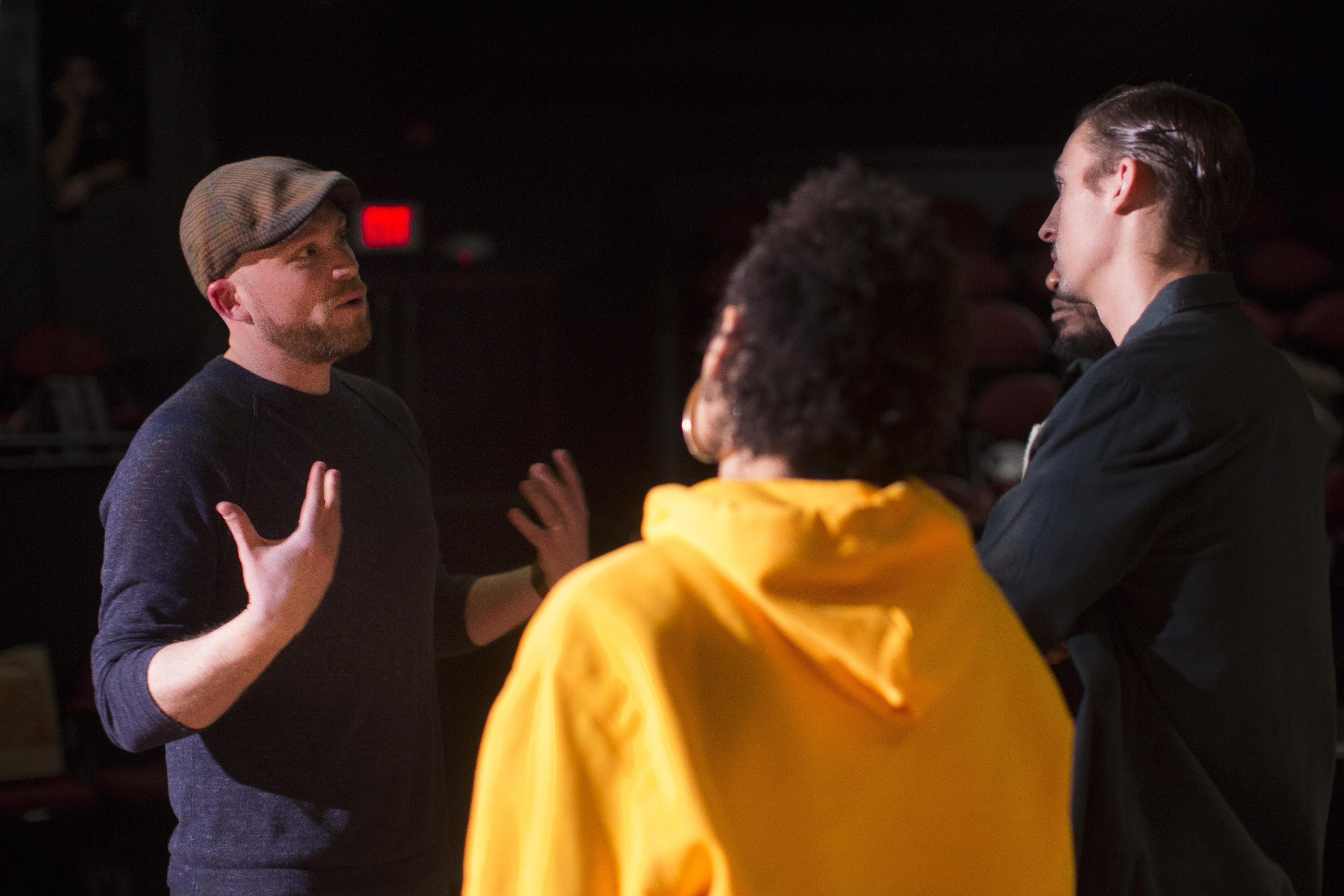 Company One Theatre artistic director Shawn LaCount, shown during a 2018 rehearsal for "Hype Man."