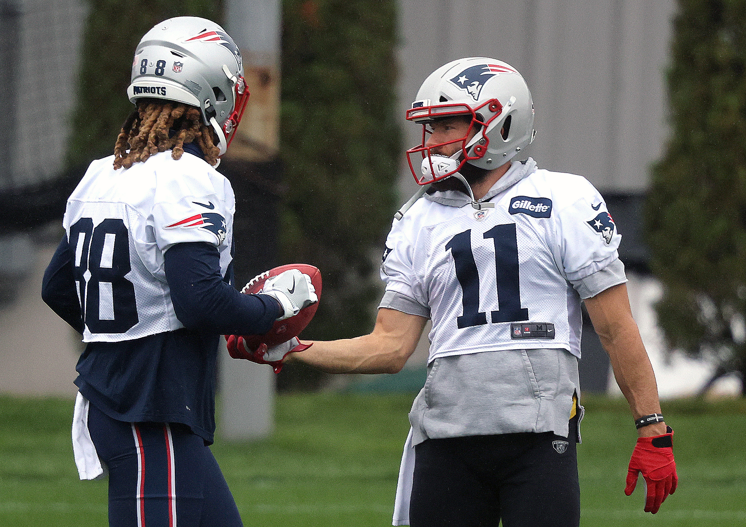 New England Patriots wide receiver Julian Edelman (11) prior to