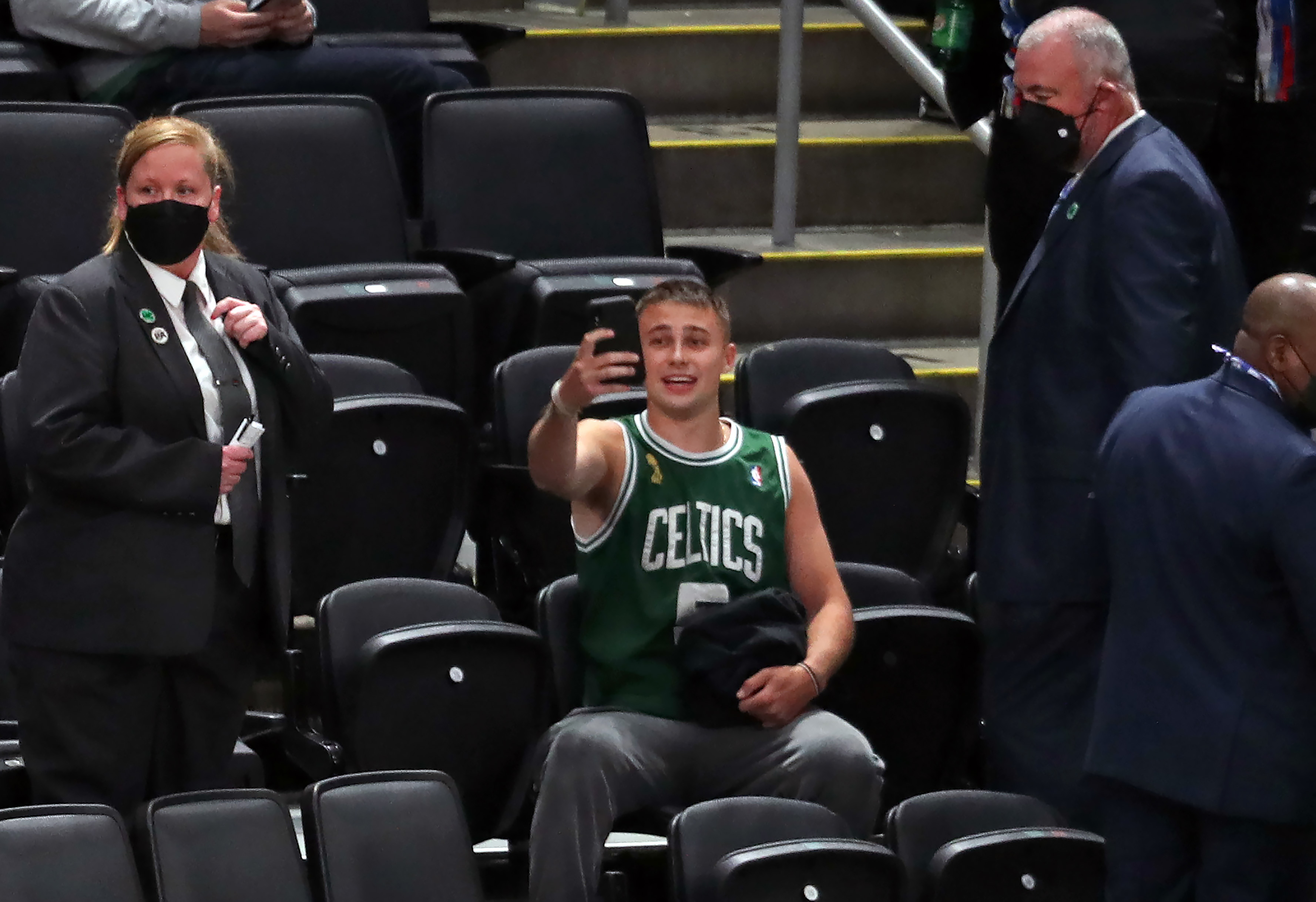 Celtics Fan Arrested for Allegedly Throwing Water Bottle at Kyrie Irving