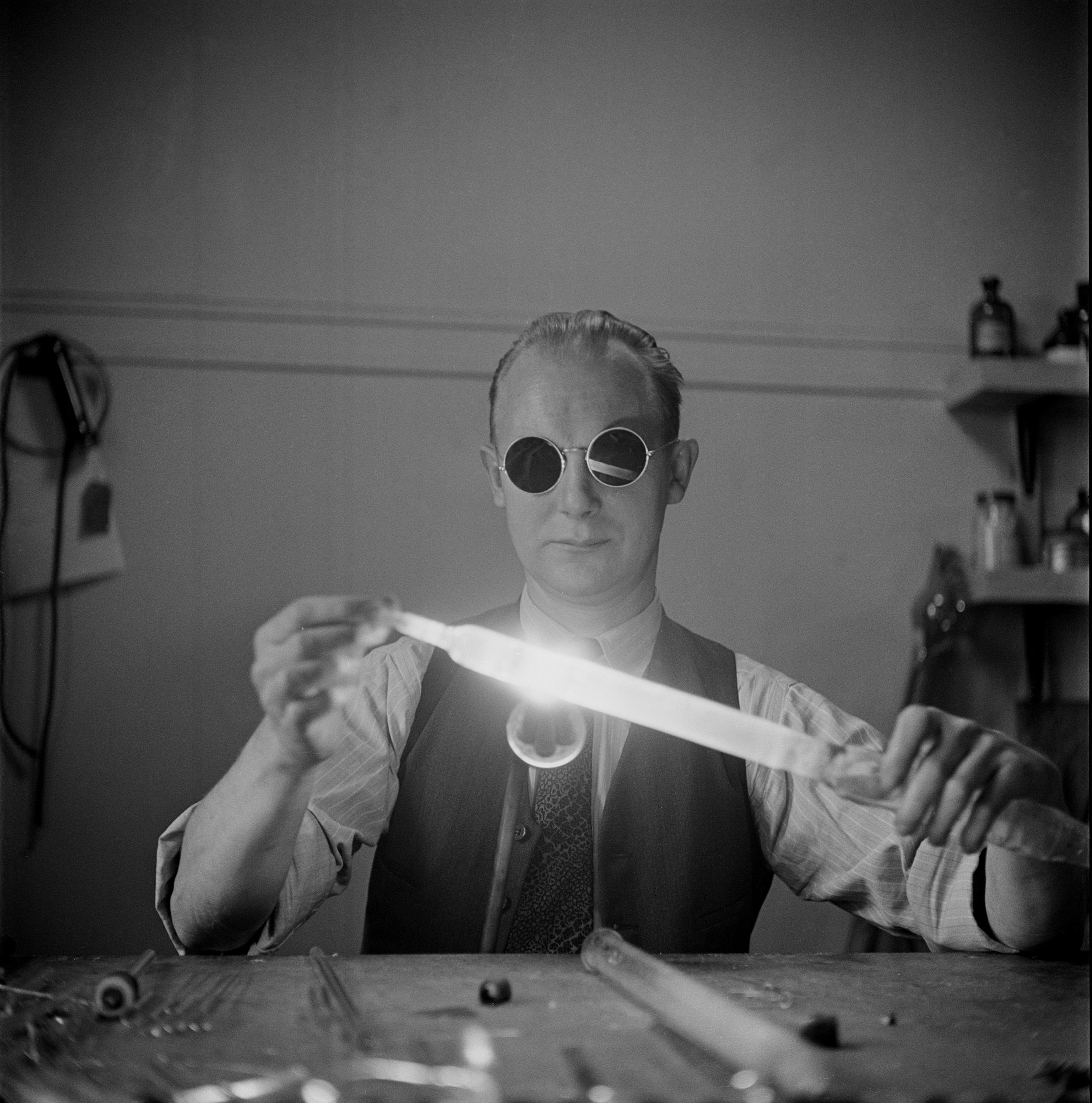 Stanley Kubrick, "Research Scientist for Columbia University," 1948.