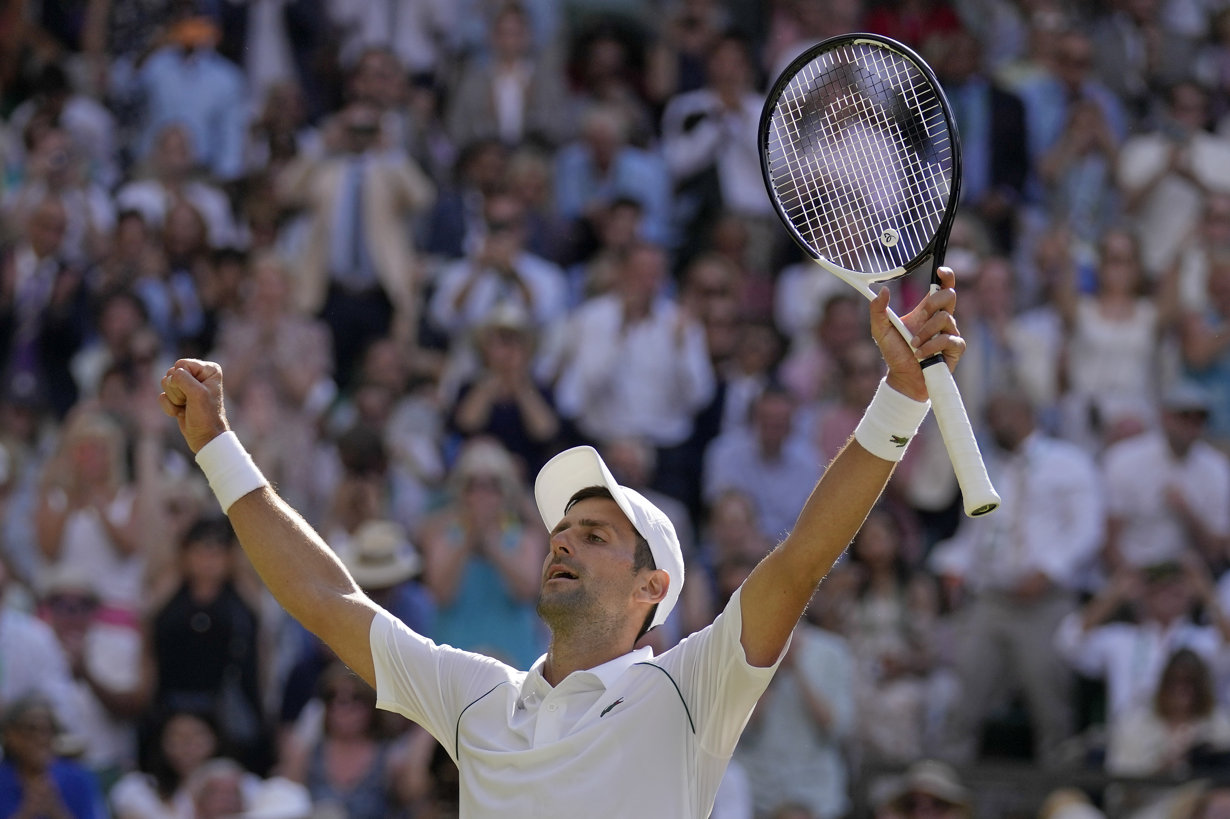 Novak Djokovic beats Nick Kyrgios for seventh Wimbledon title, 21st Grand Slam