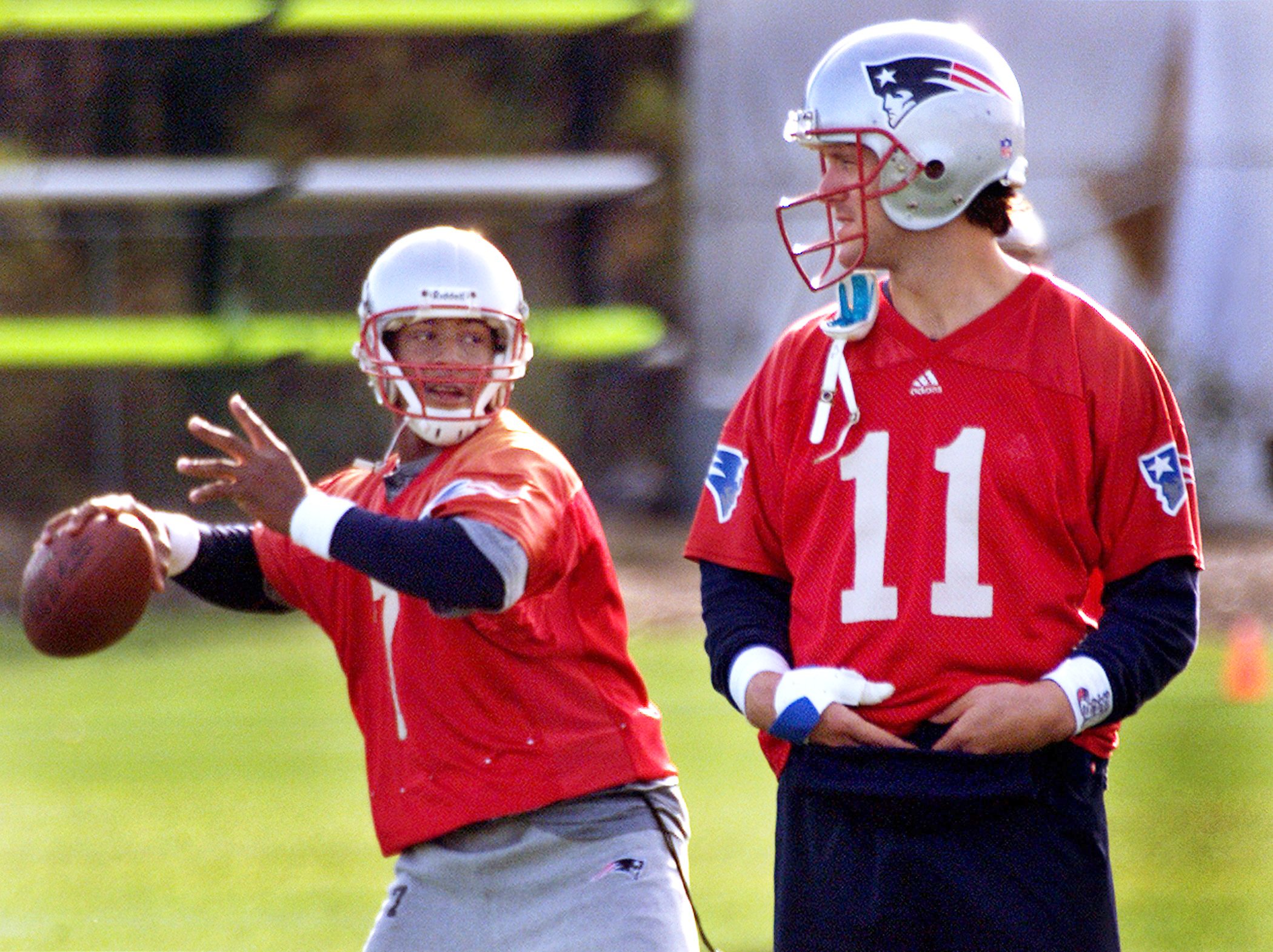 Michael Bishop of the New England Patriots smiles as he walks before  News Photo - Getty Images