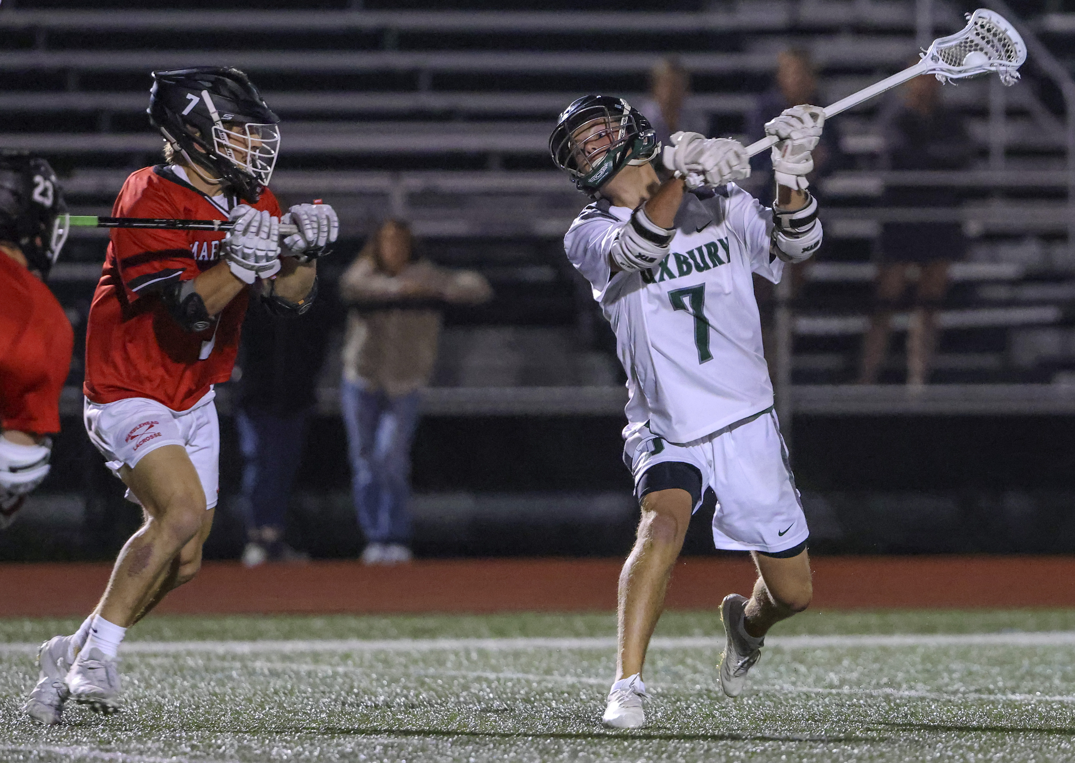 BOYS LACROSSE PLAYOFFS: Duxbury on Cloud Nine after another