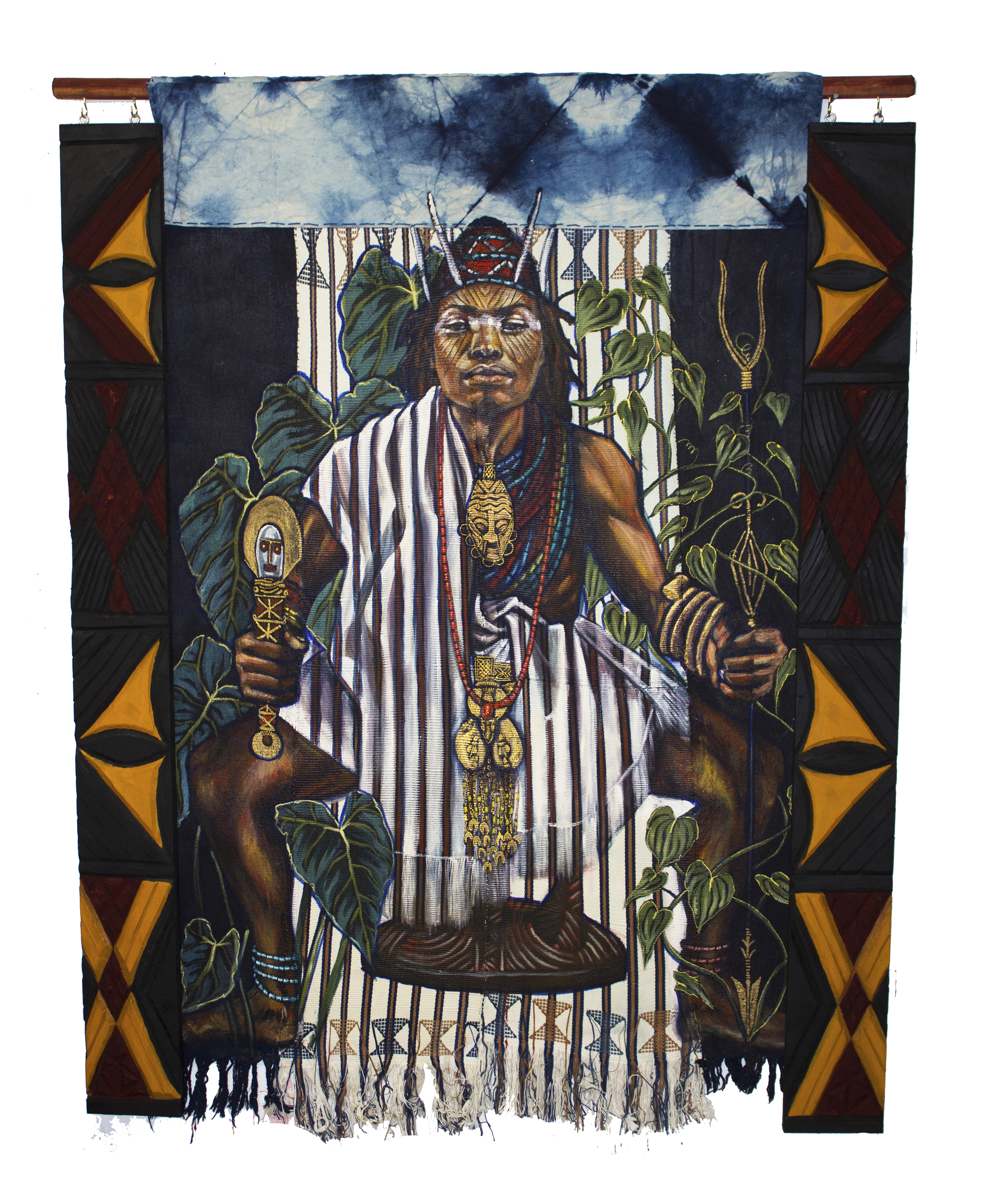 Stephen Hamilton's "Joseph Lewis as Eze Nri," from 2018.