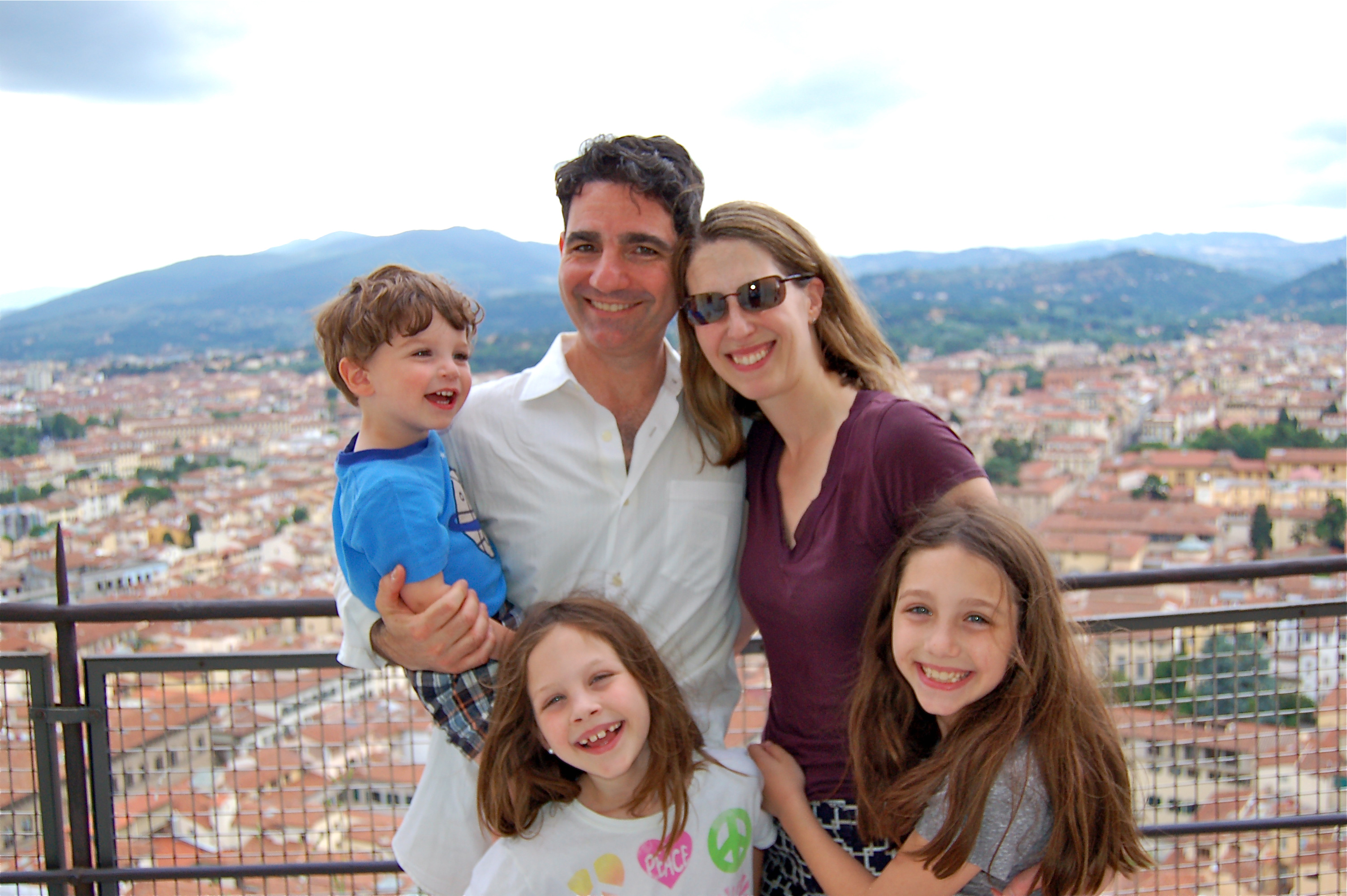 Dr. Michael Davidson liked to travel with his family: his son, Graham; daughters Liv and Kate; and his wife, Dr. Terri Halperin.