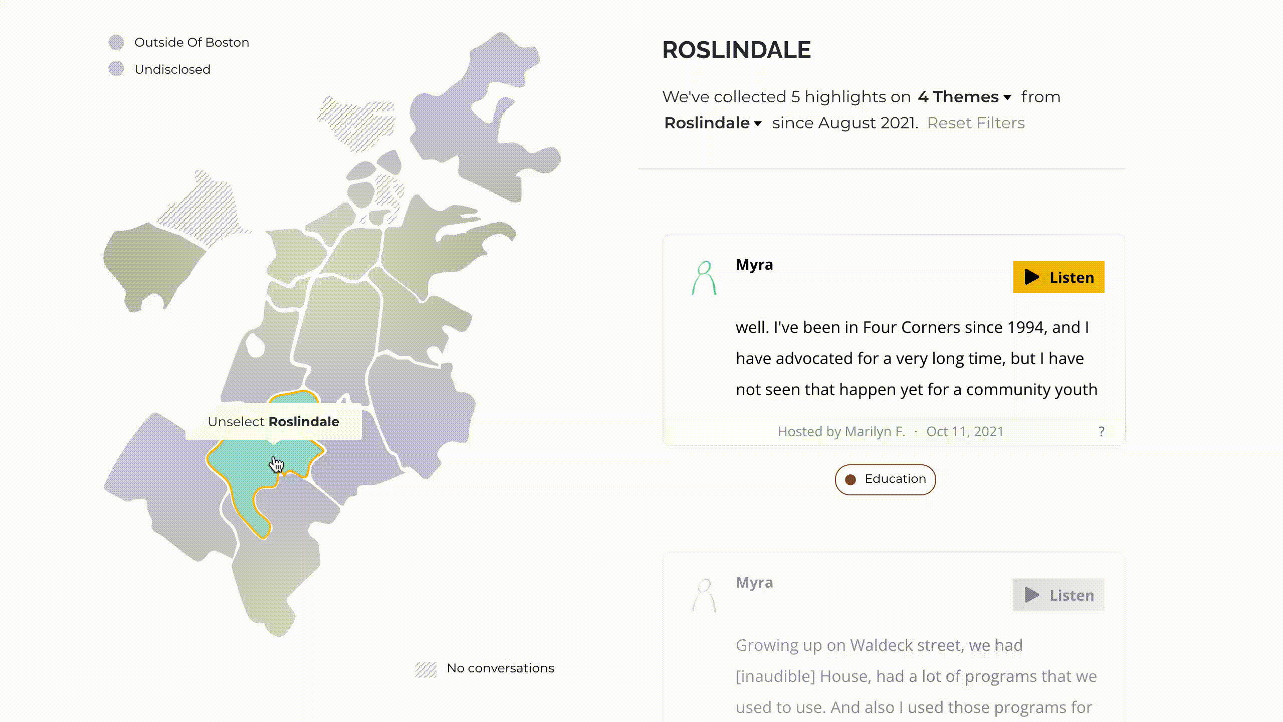 Some Bostonians Feel Largely Unheard With Mit S Real Talk Portal Now Public Here S A Chance To Really Listen The Boston Globe
