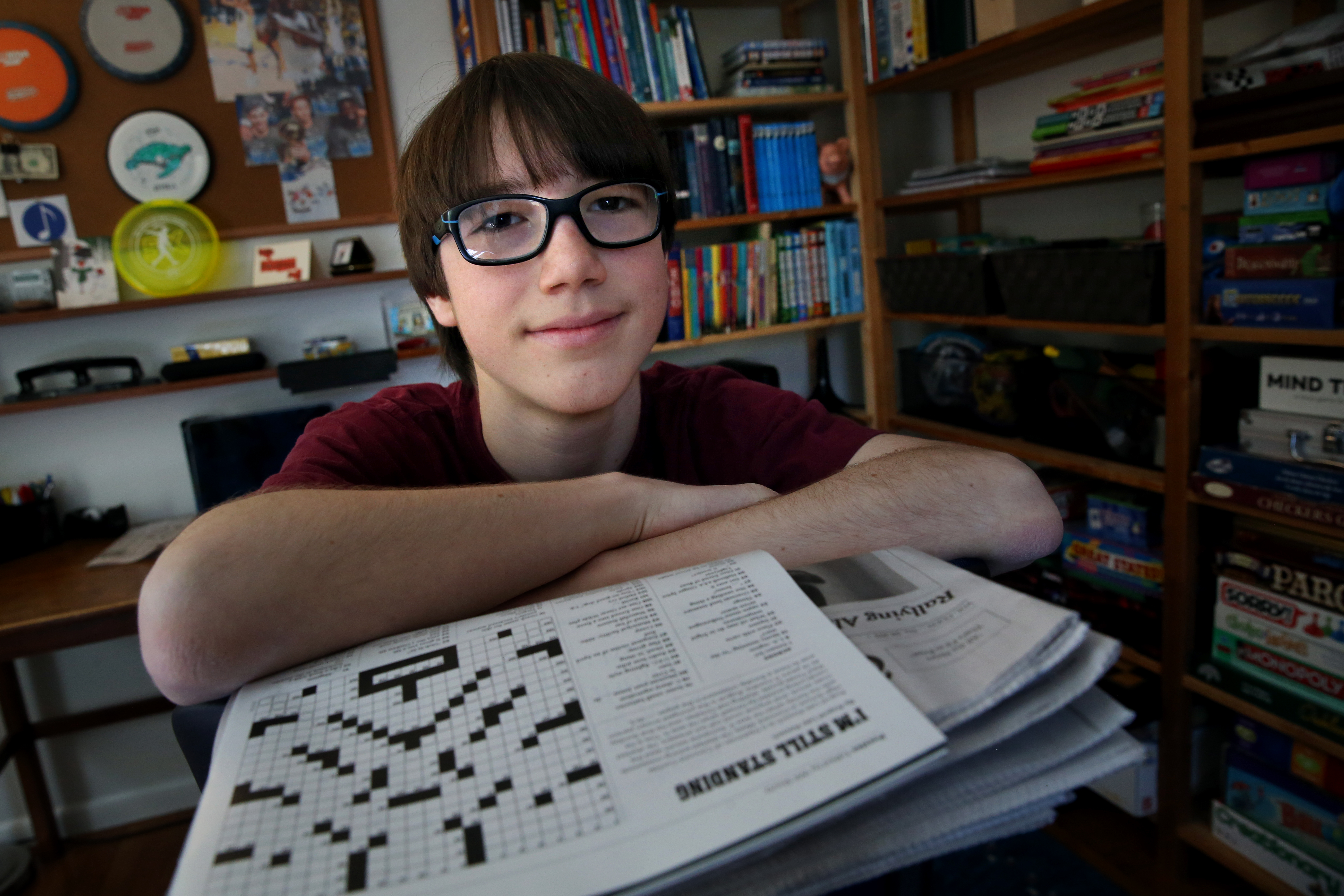 Can you solve a crossword puzzle designed by a 14-year-old? - The Boston  Globe