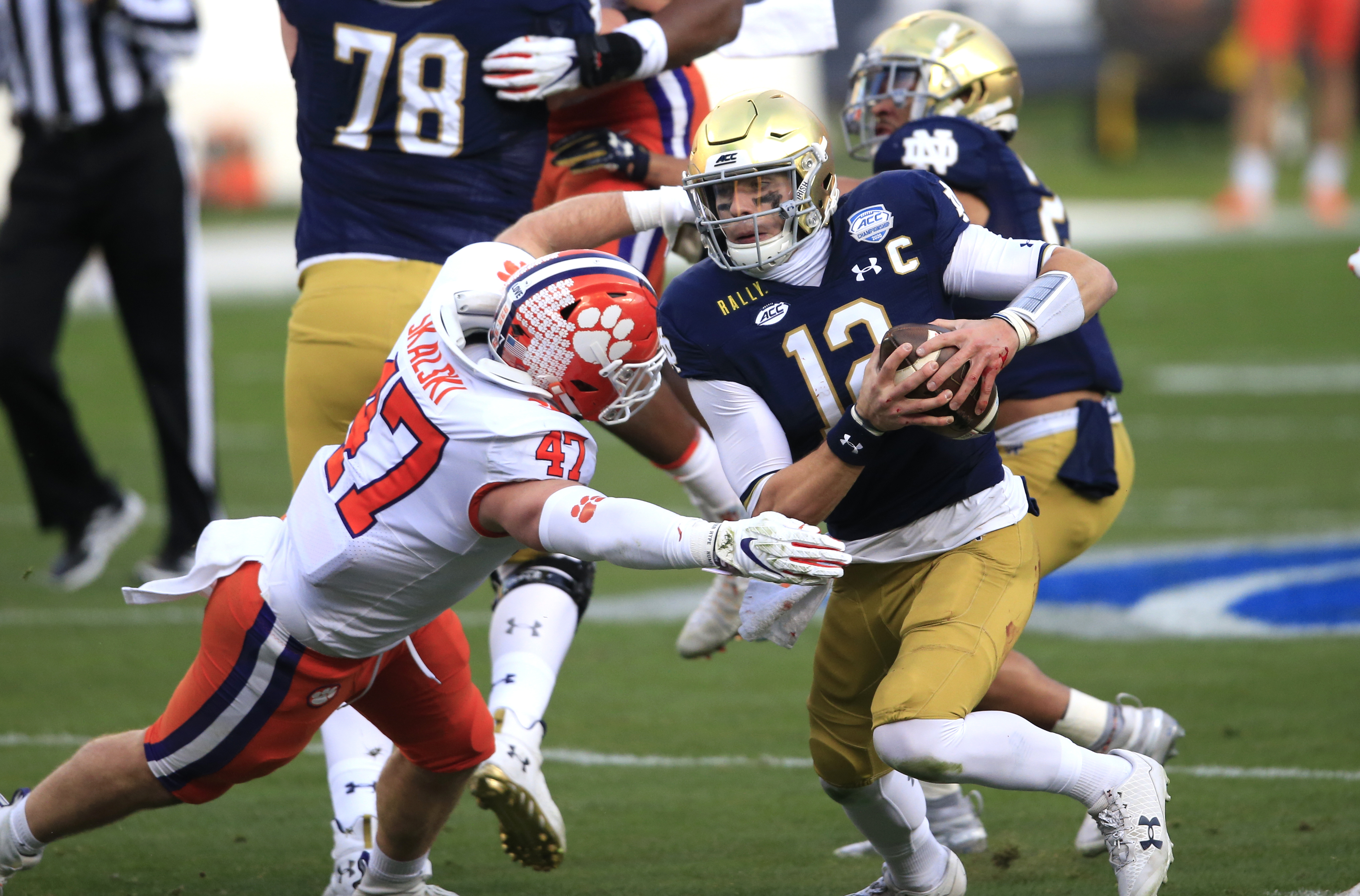 Trevor Lawrence, No. 4 Clemson rout No. 2 Notre Dame for ACC title