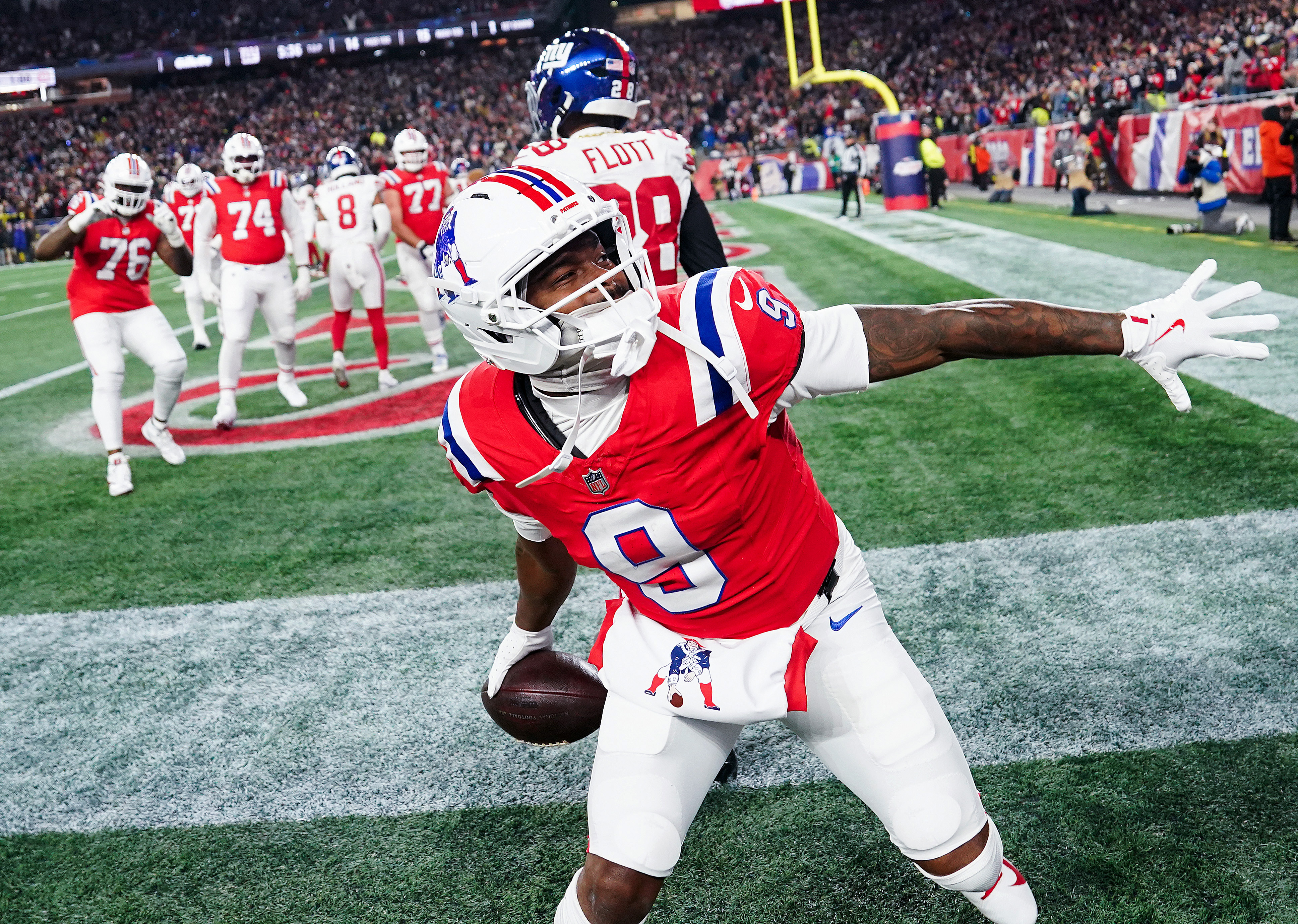 The Patriots are back among the giants of the NFL