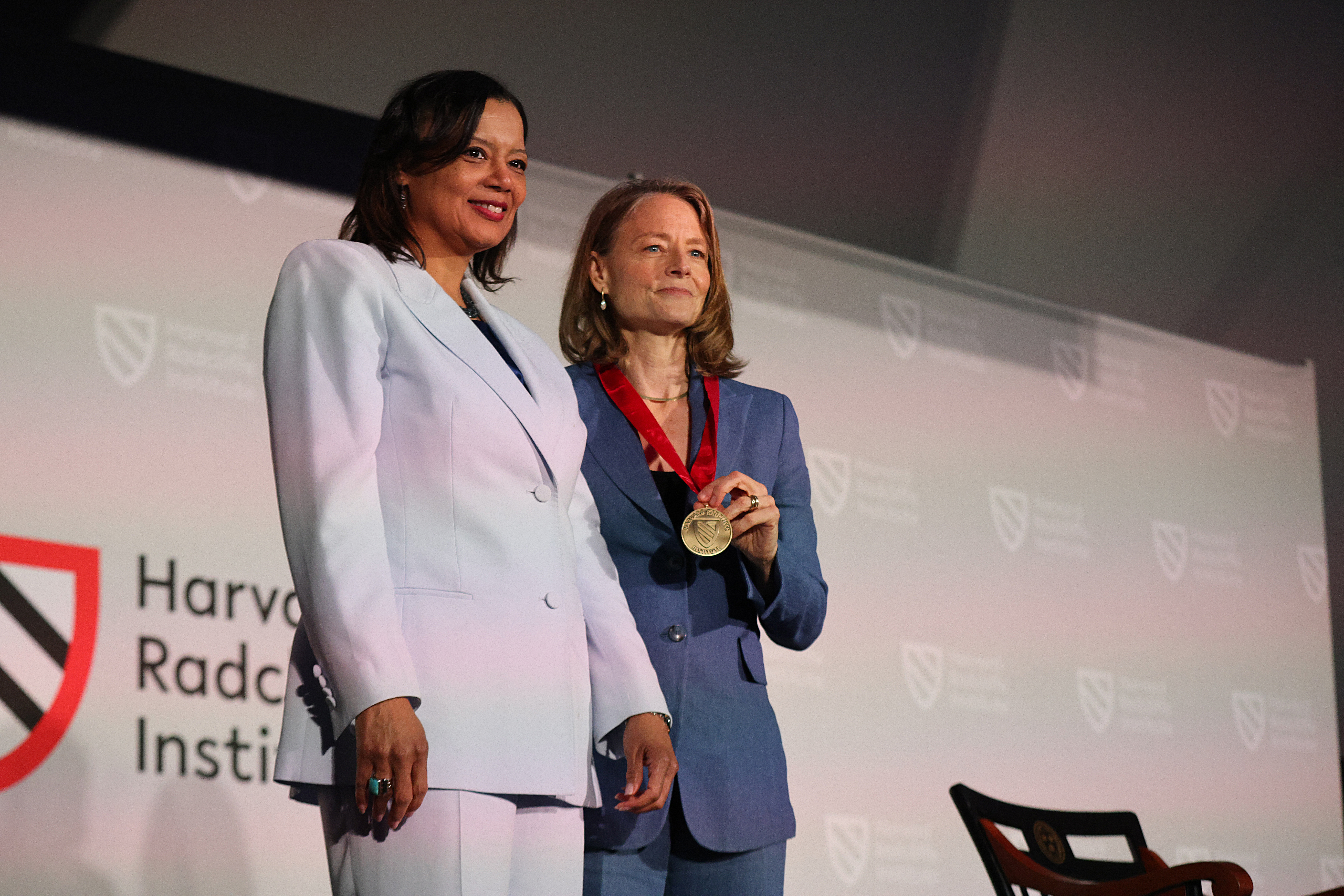 dressed for a classic fraternity party crossword Jodie Foster receives Radcliffe Medal from Harvard institute college frat formal