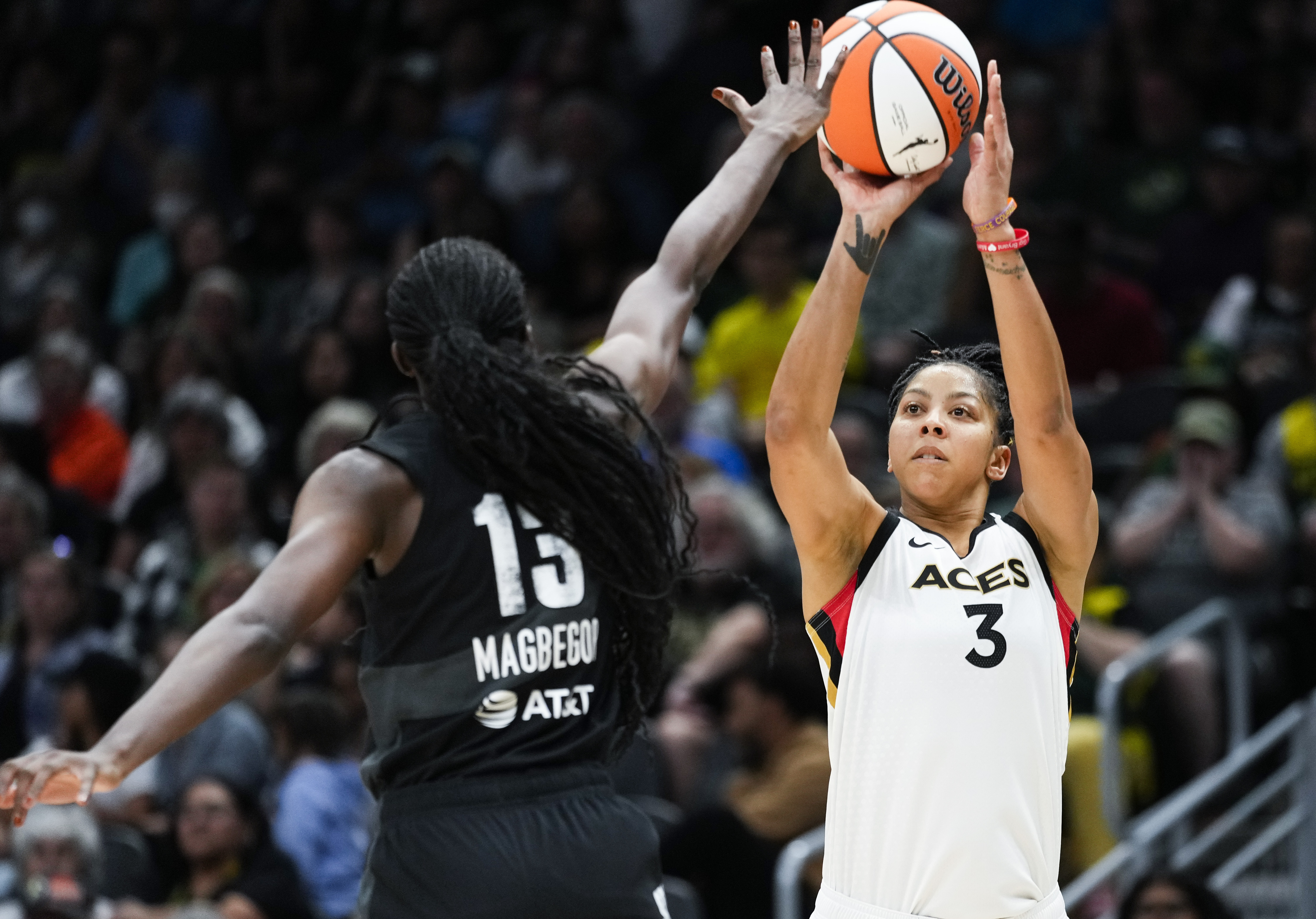 Two-time WNBA champion Candace Parker says she plans to sign with Las Vegas  Aces