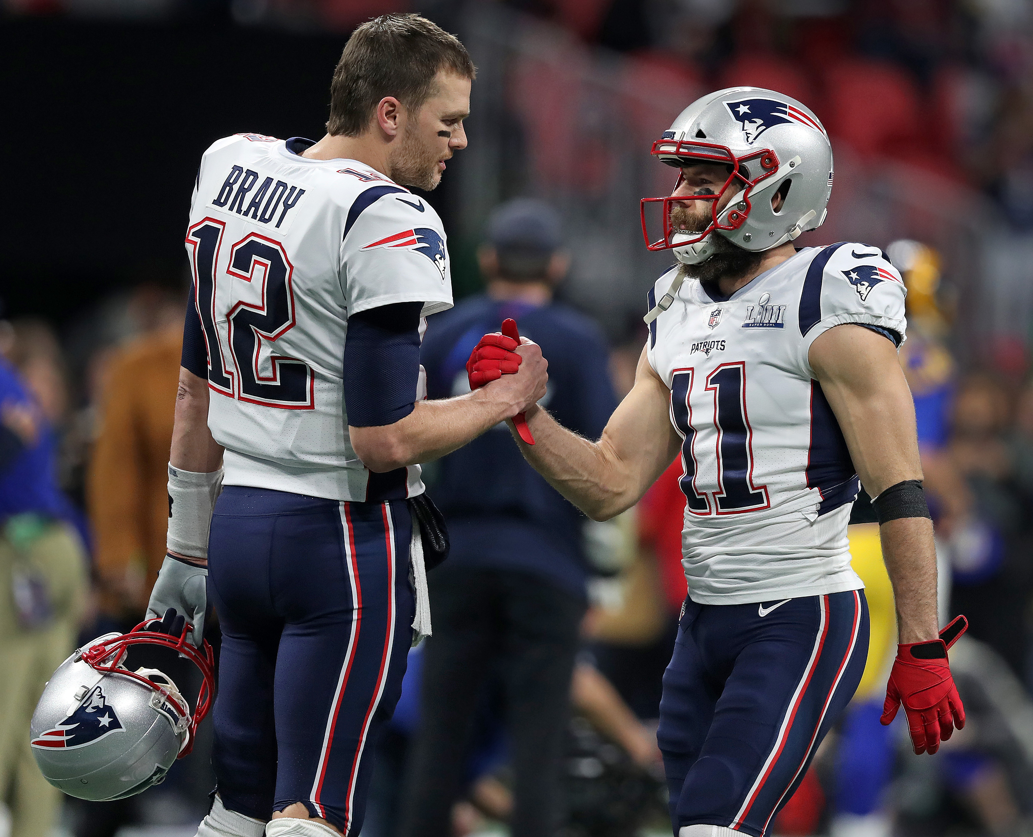 Tom Brady Trains with Former Patriots Teammate Julian Edelman