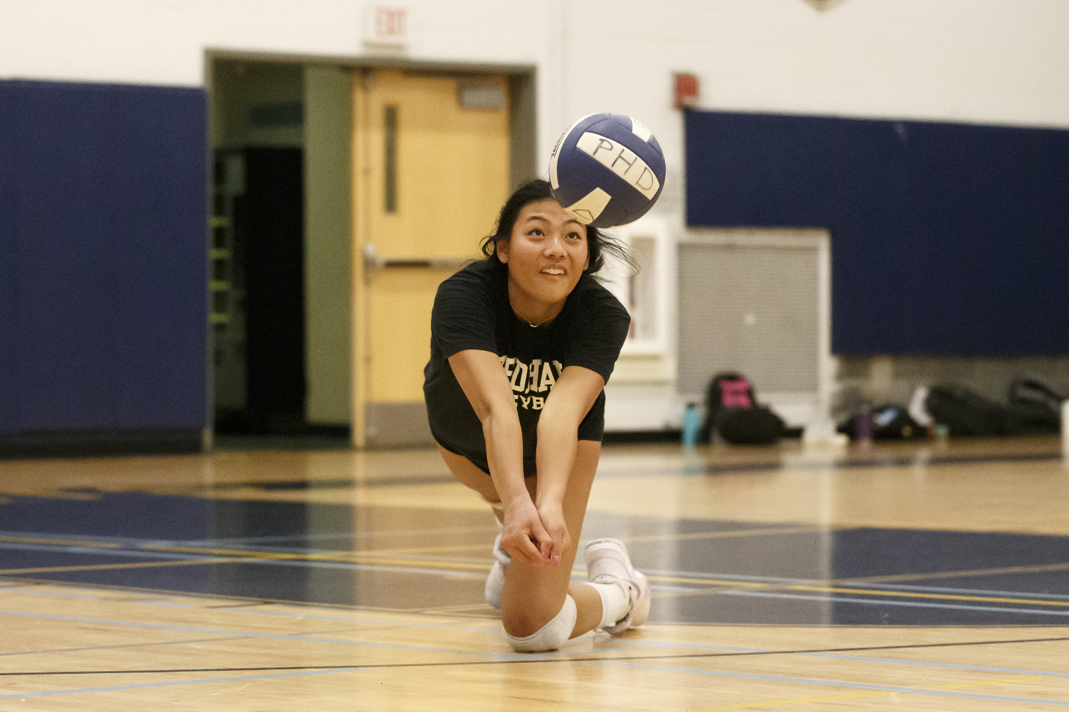 Girls 2024 playing volleyball