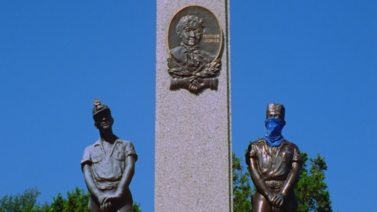 Mother Jones's gravesite, from "Profit Motive and the Whispering Wind."