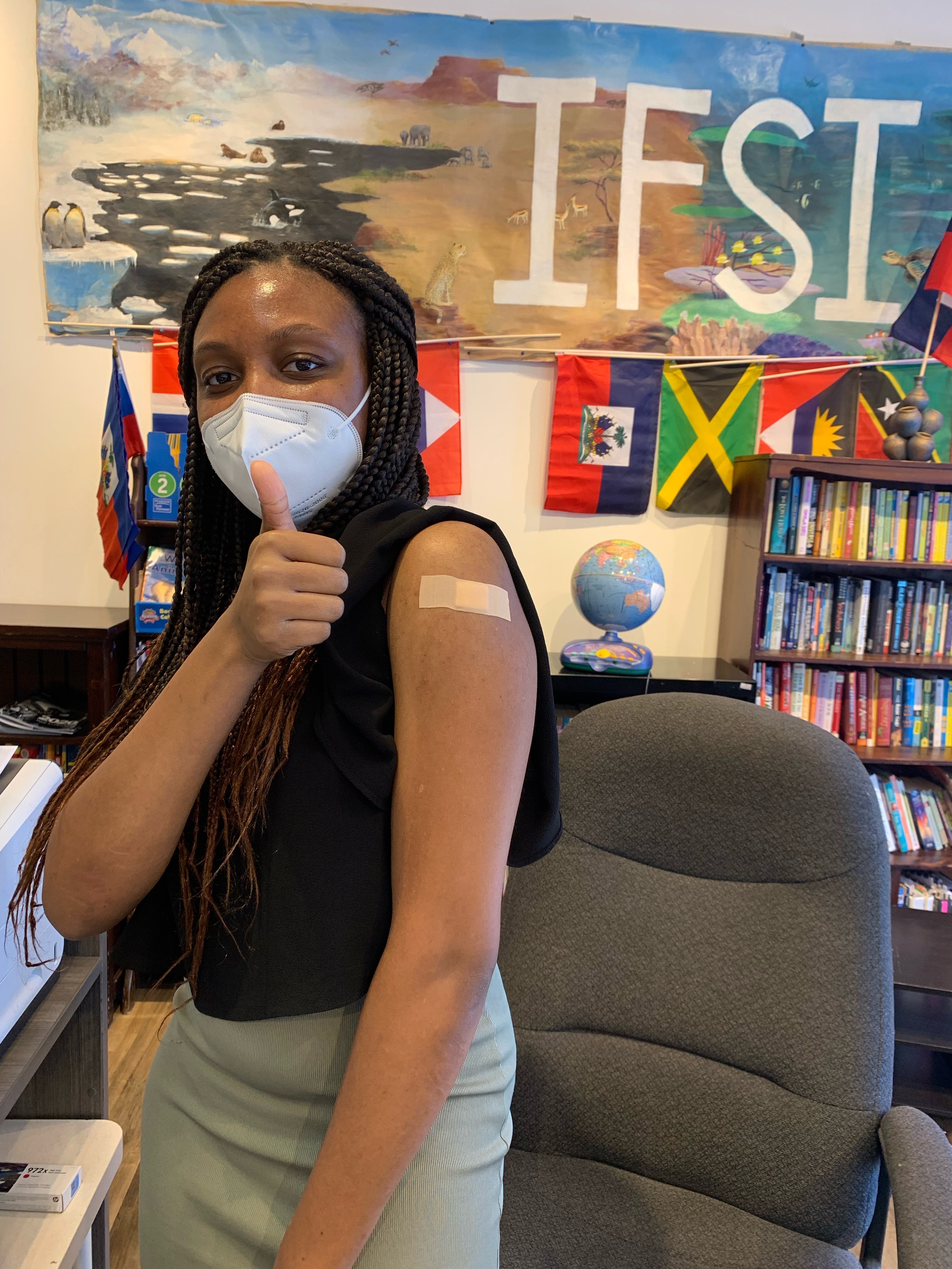 The Immigrant Family Services Institute, a nonprofit in Mattapan serving primarily Black immigrants, holds a vaccination clinic every Friday. Many Haitian immigrants have been reluctant to get the vaccine.