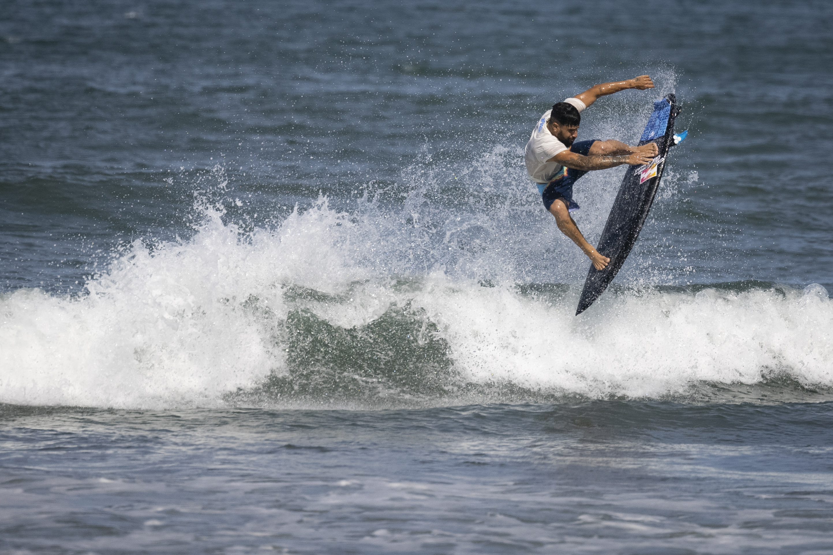 Finding waves at Tsurigasaki Beach for the Tokyo Games in Ichinomiya, Japan, could be a challenge.