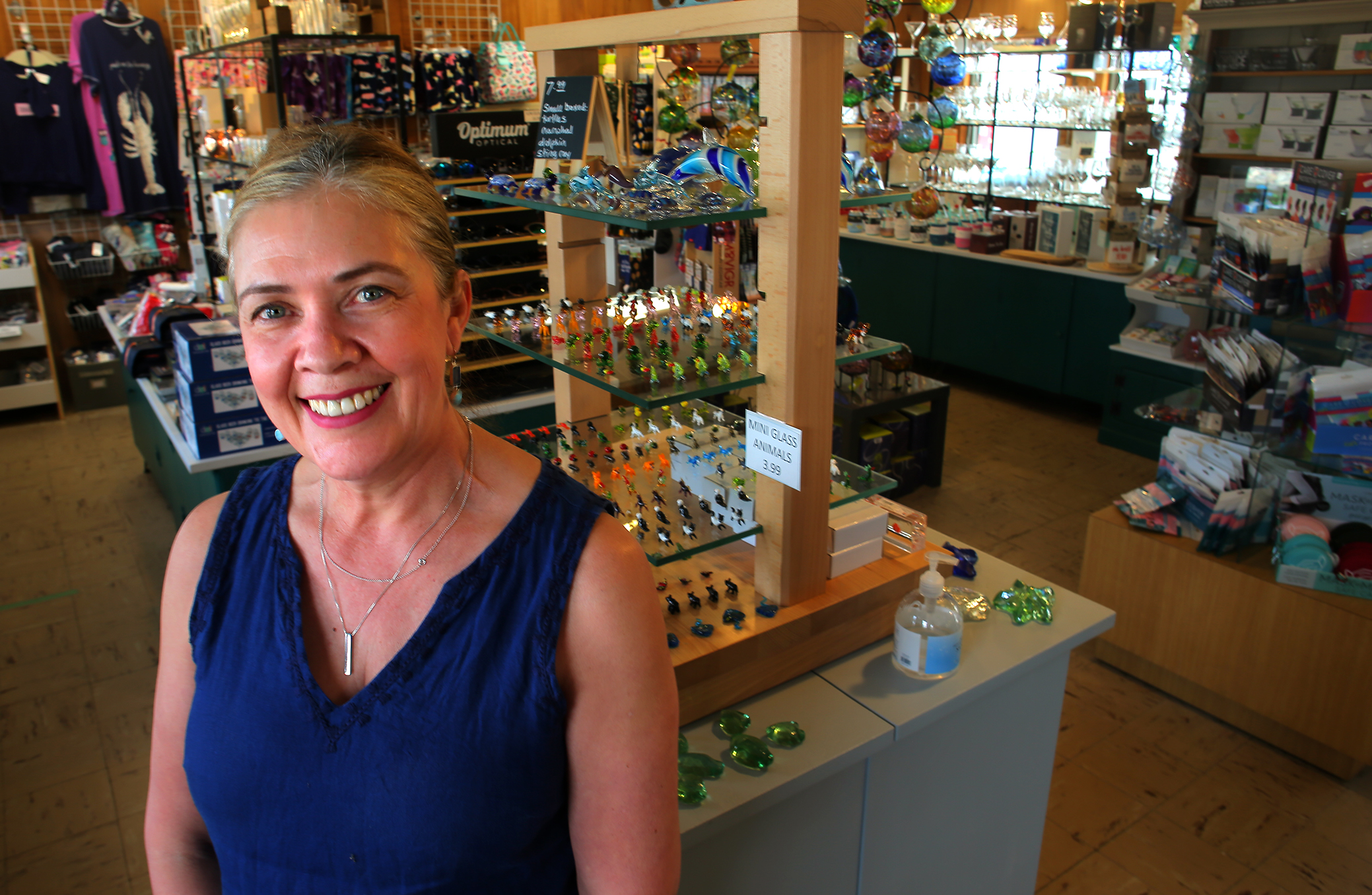 Lisa Gove owns three stores on Bearskin Neck, including The Glass House gift shop.