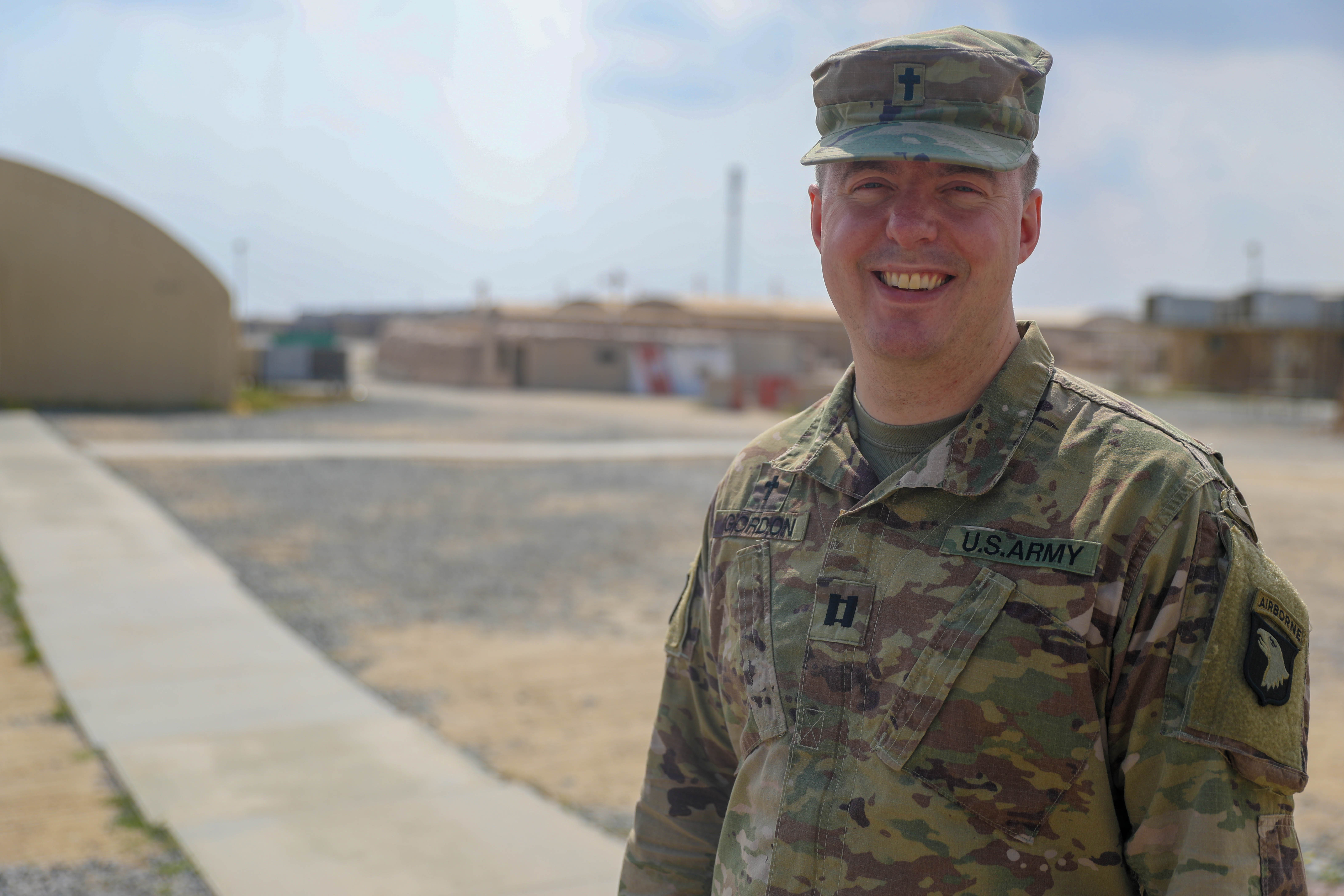 “I try to help soldiers find hope when they may feel like they’re at the end of their rope," says Captain Roger Gordon, an Army chaplain.