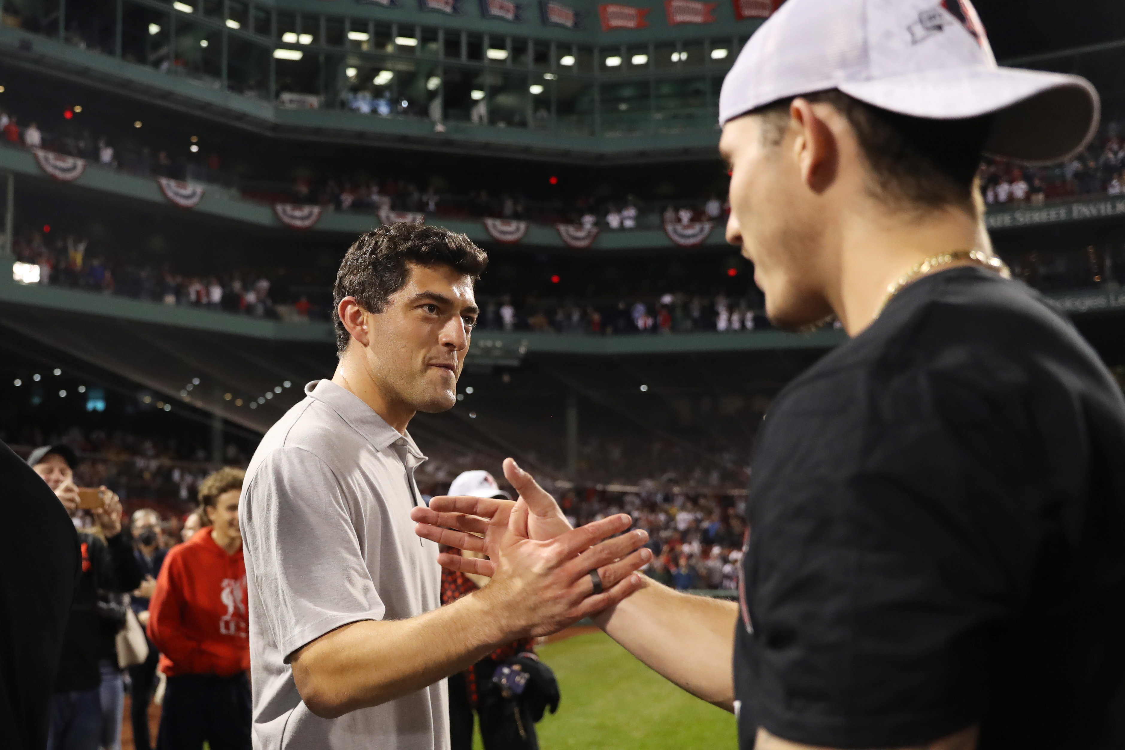 “At the end of the day, we’re in business with a scoreboard,” Bloom (left) said.