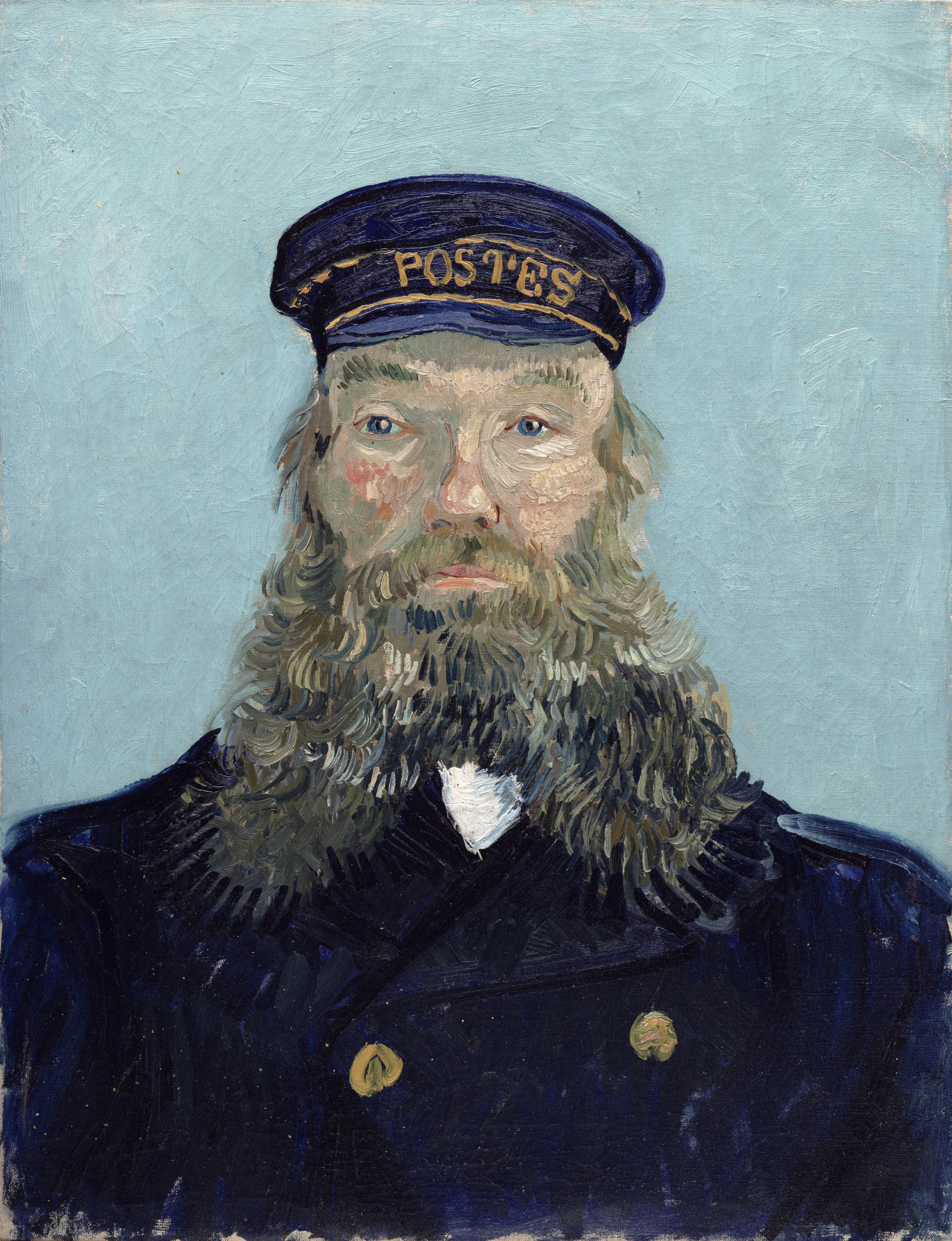 Vincent van Gogh, "Portrait of Postman Roulin," 1888, oil on canvas, The Detroit Institute of Arts, Gift of Mr. and Mrs. Walter Buhl Ford II.