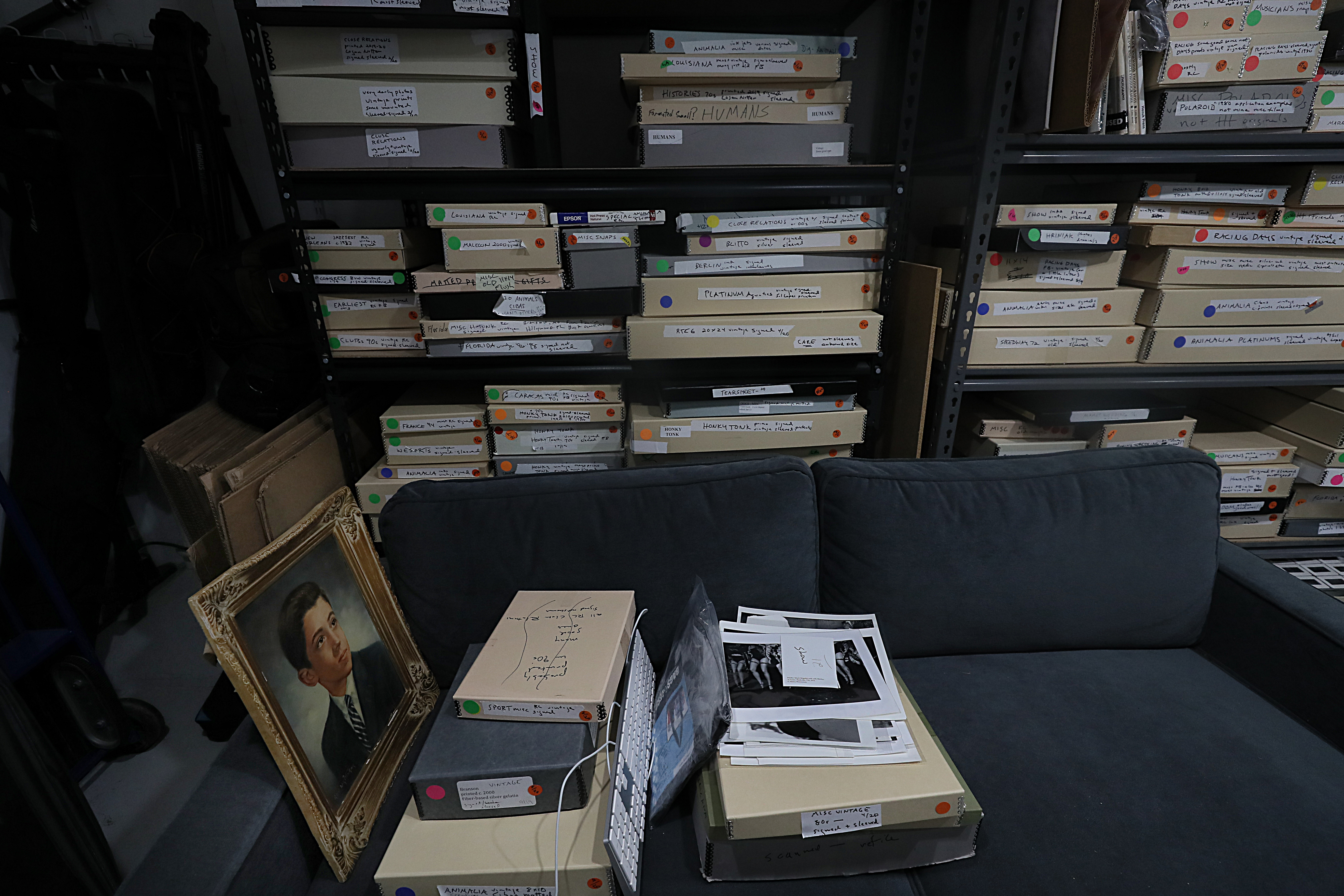 Los archivos están en la oficina de Henry Hornstein en Fort Point.