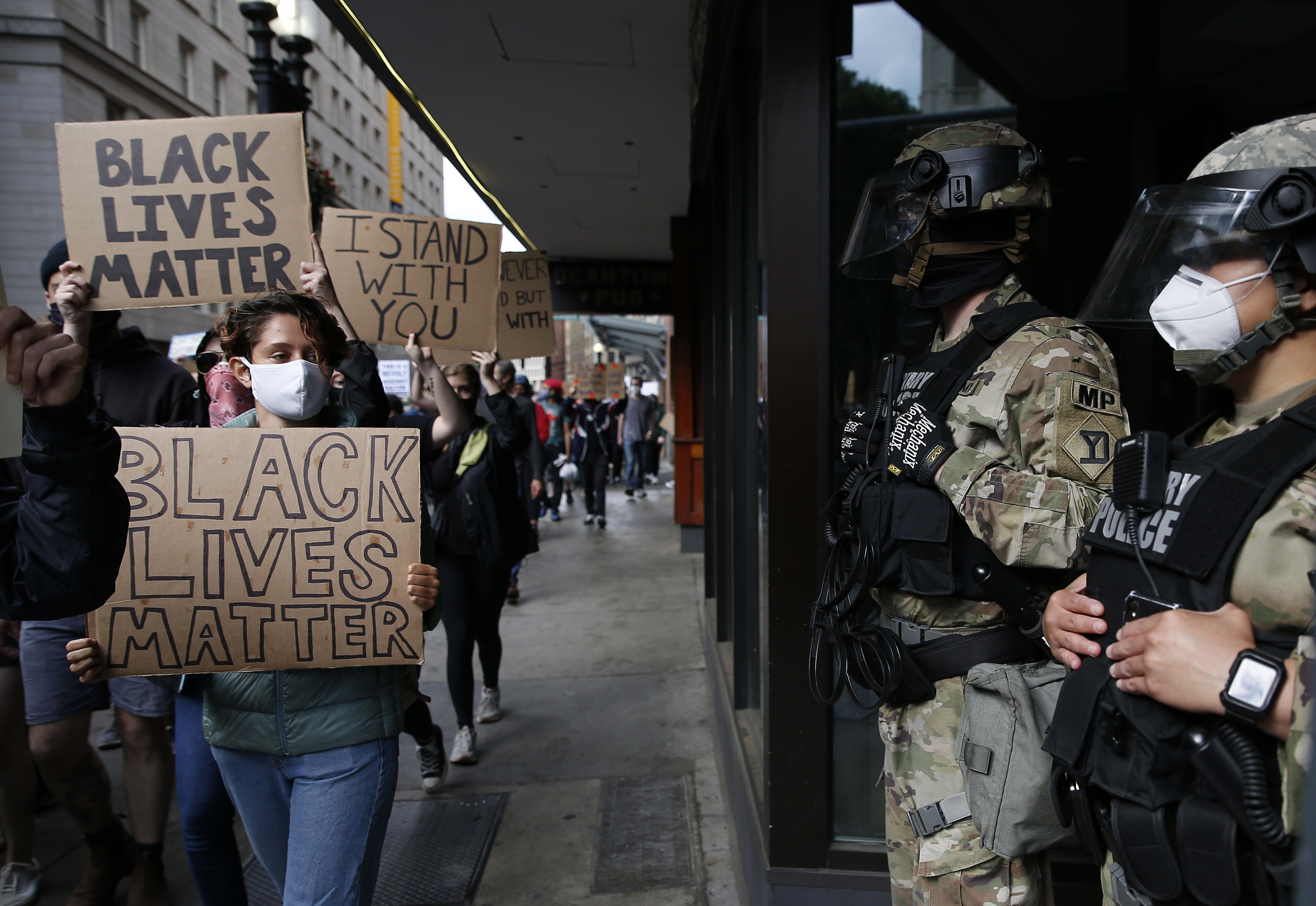 Protests Against Systemic Racism Continue Police Back Off As