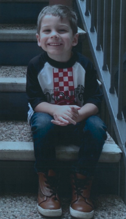 Authorities are searching for 5-year-old Elijah Lewis (seen here in May 2020) of Merrimack, N.H.