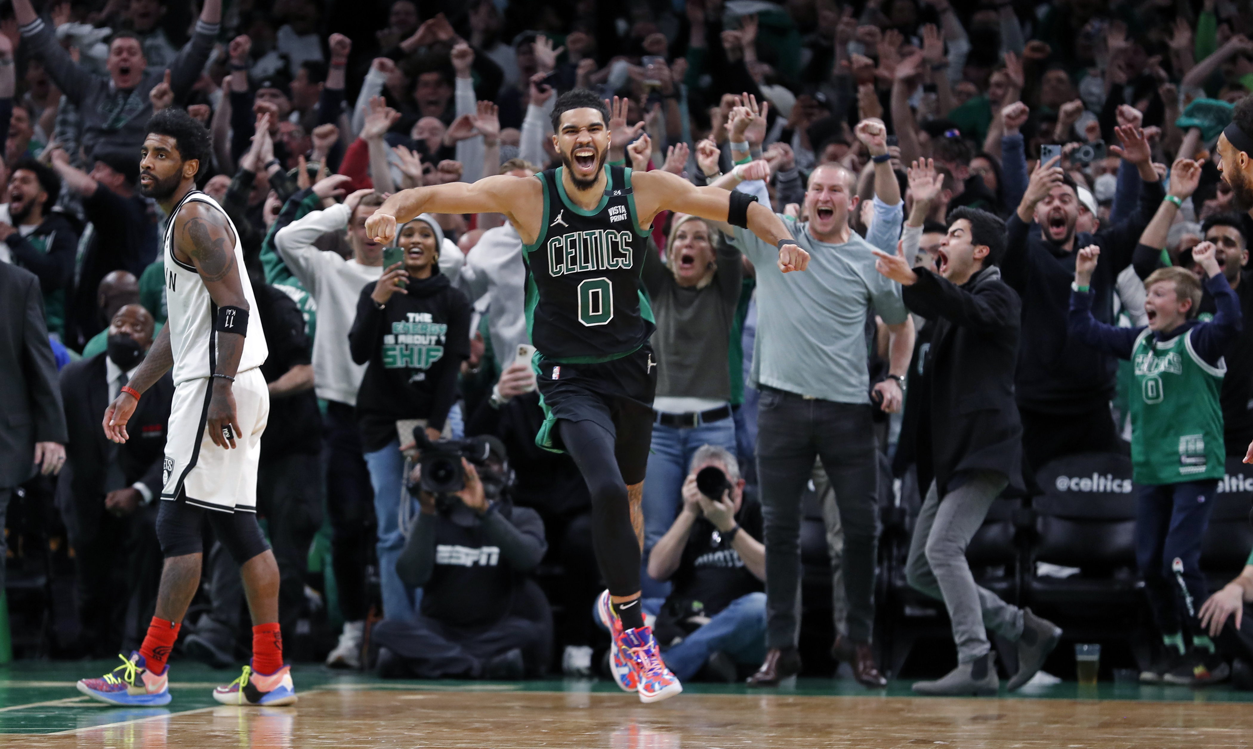 Must C's: Jayson Tatum game winner clinches Game 1 over Kyrie, Nets -  CelticsBlog