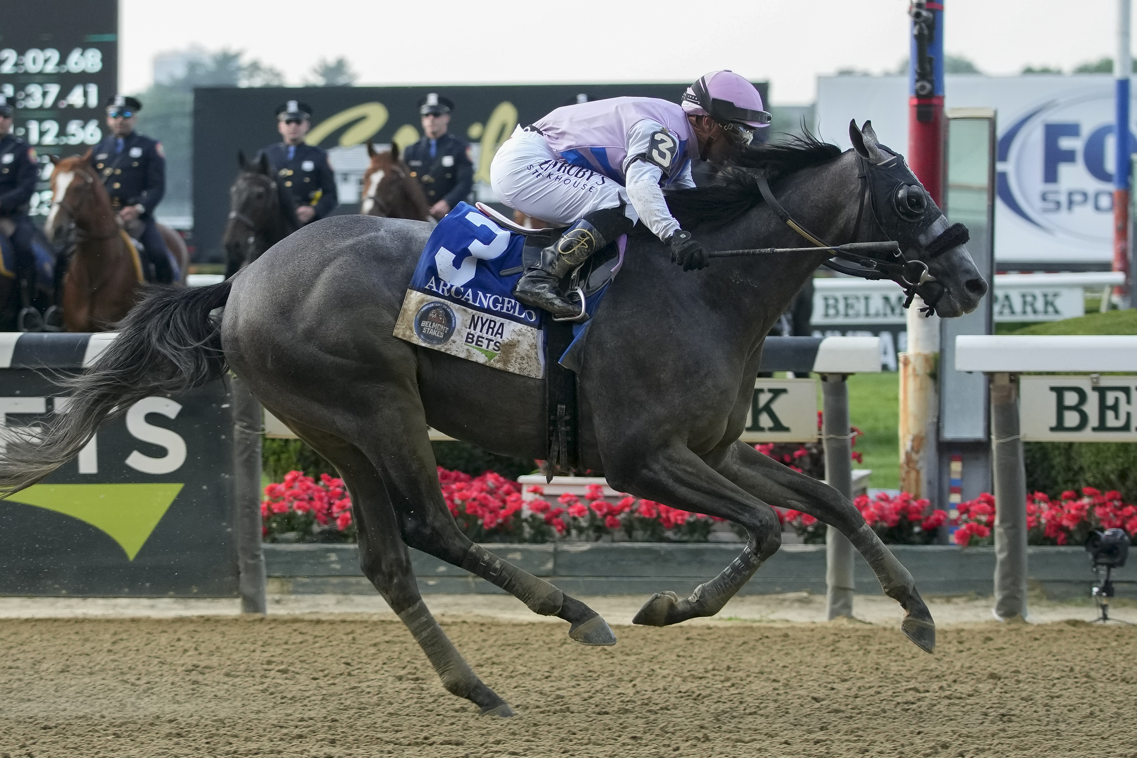 Arcangelo wins Belmont Stakes to make Jena Antonucci 1st female trainer to  win a Triple Crown race, <span class=tnt-section-tag  no-link>Sports</span>