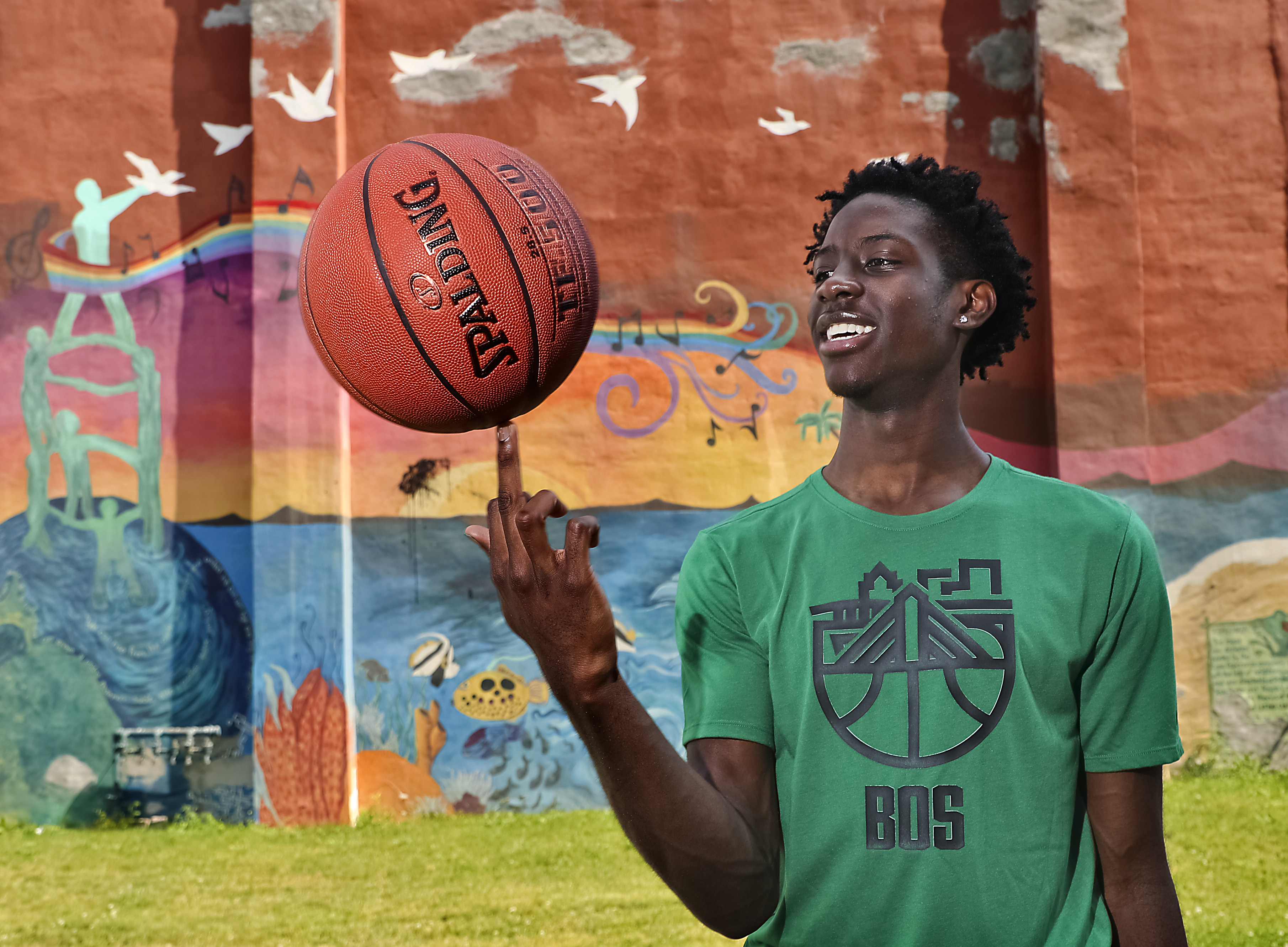 Terrence Clarke at the Vine Street Community Center.