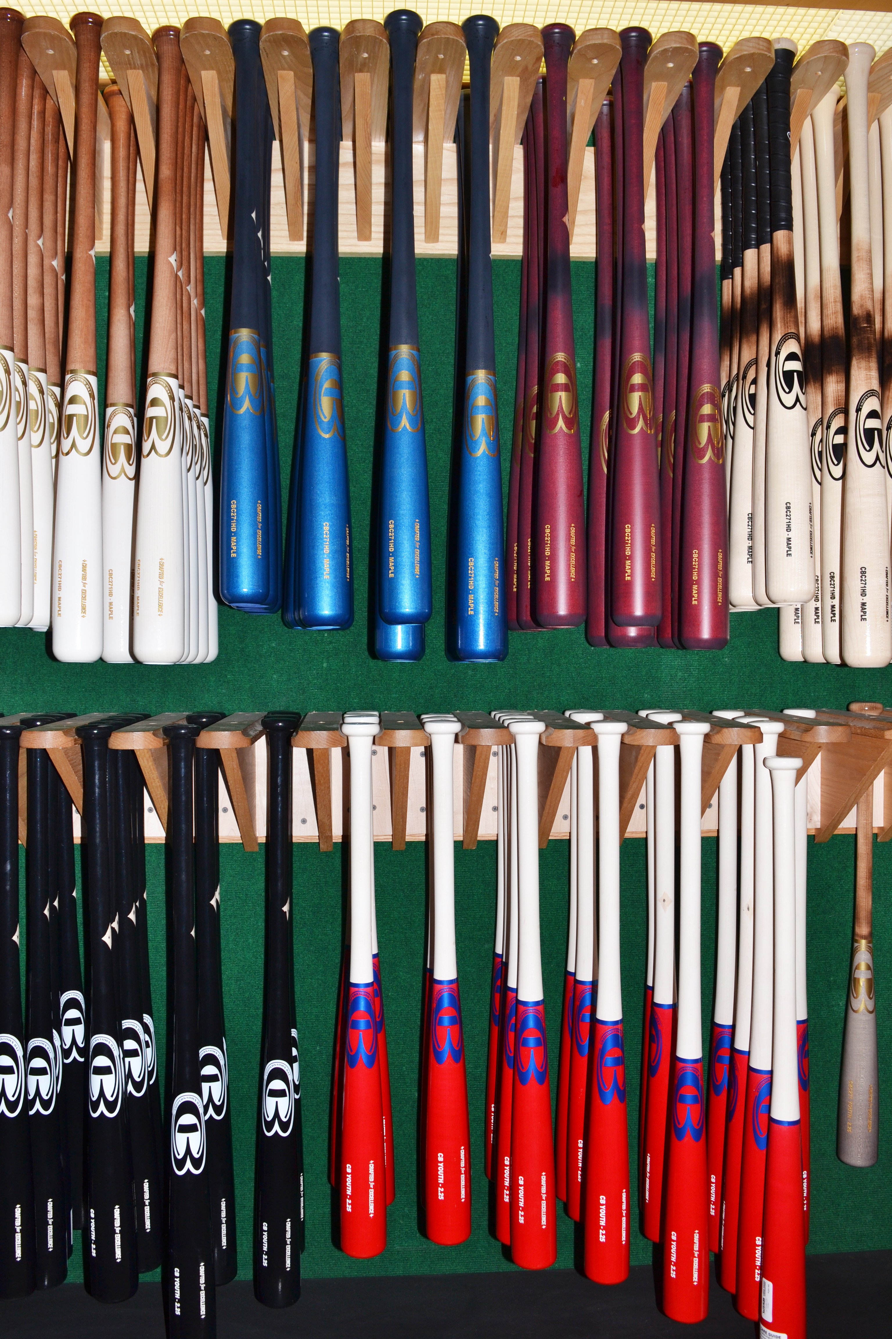 You can get a personalized engraved bat at the Cooperstown Bat Company.