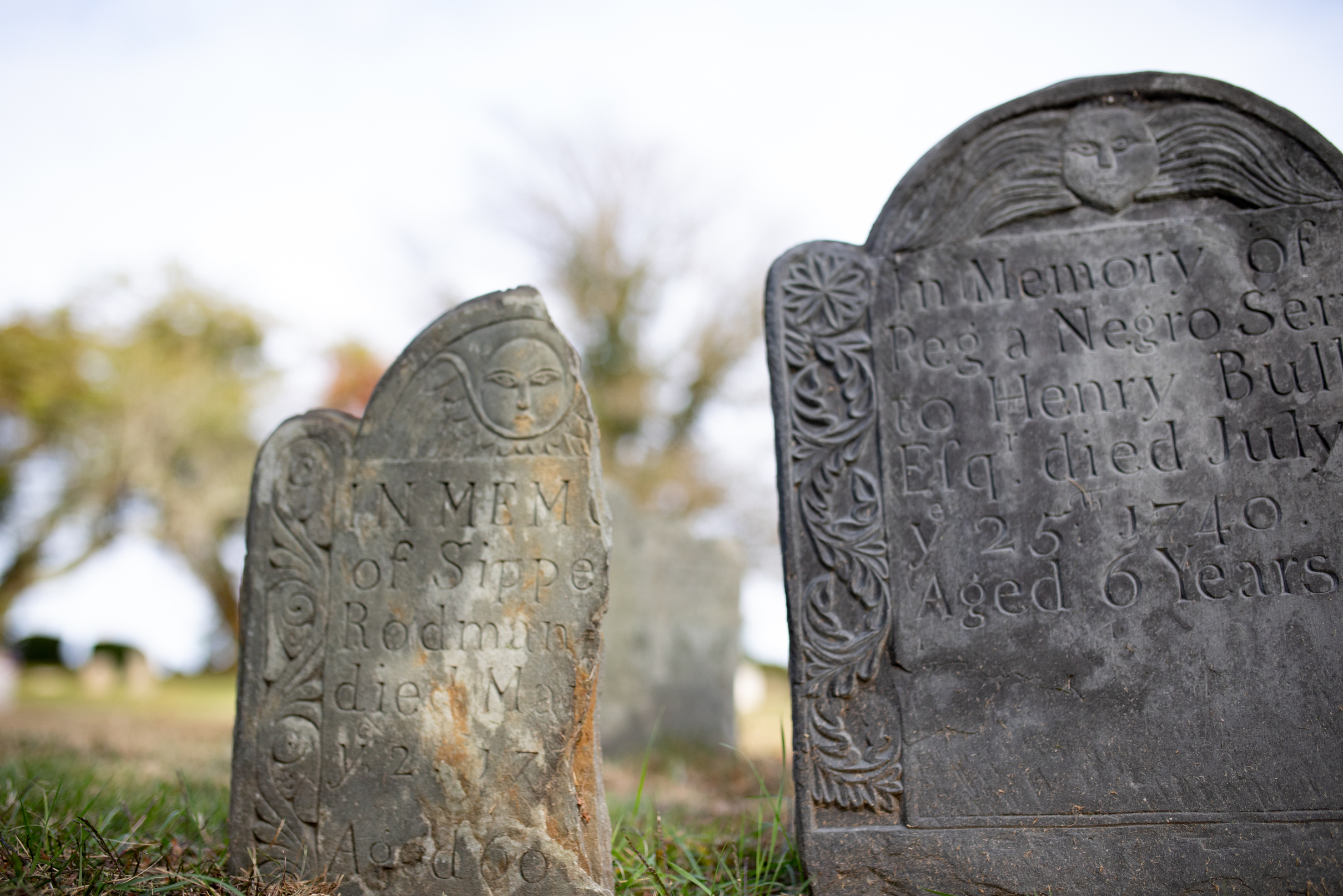 Newport Historical Tours offers socially-distanced walking tours through Newport, Rhode Island, on Saturdays, including a tour of the Common Burial Ground.