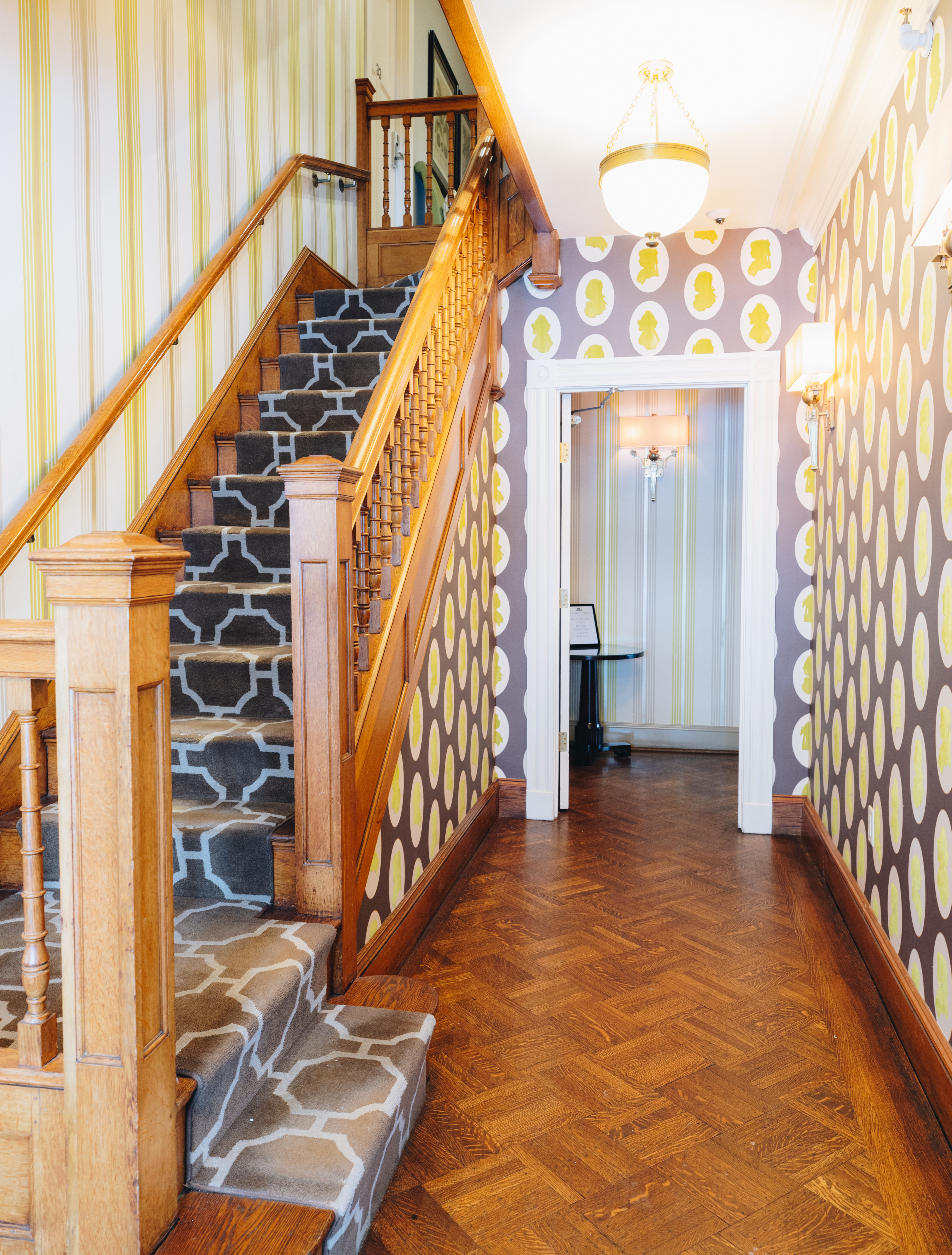 The entry way of the Inn at Hastings Park in Lexington.