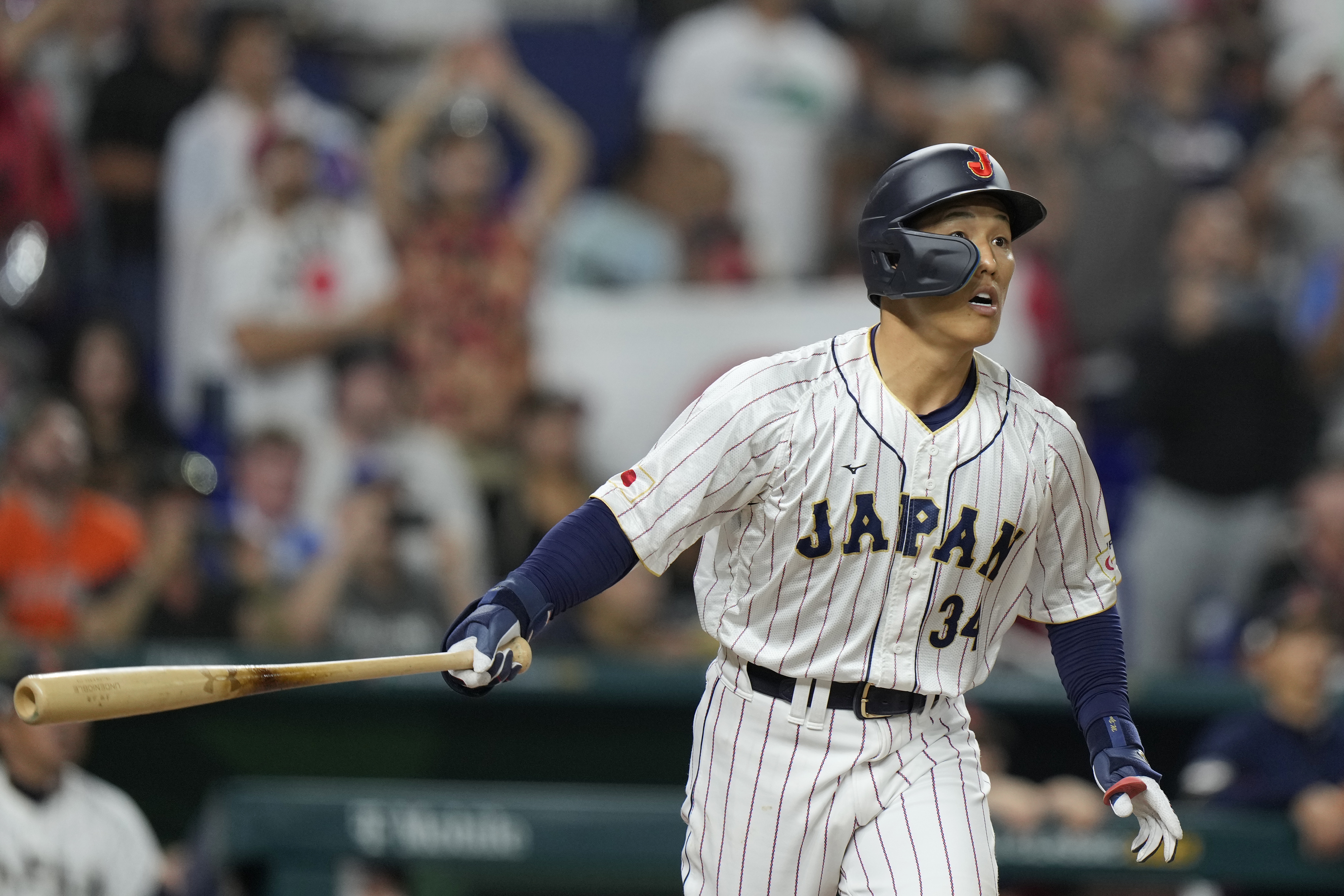 MLB on X: For the first time in MLB, Masataka Yoshida and Kodai