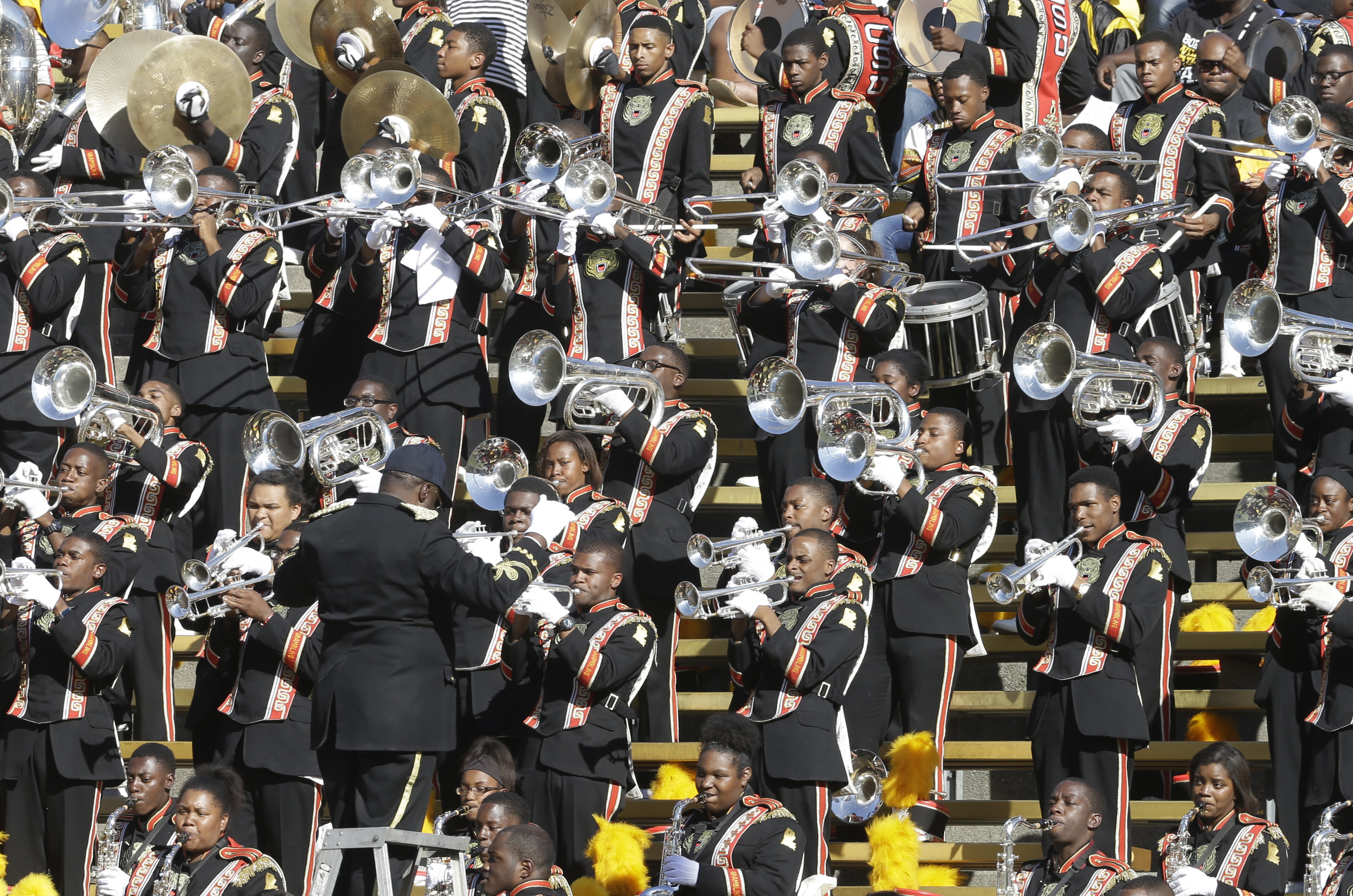 Grambling State's marching band.