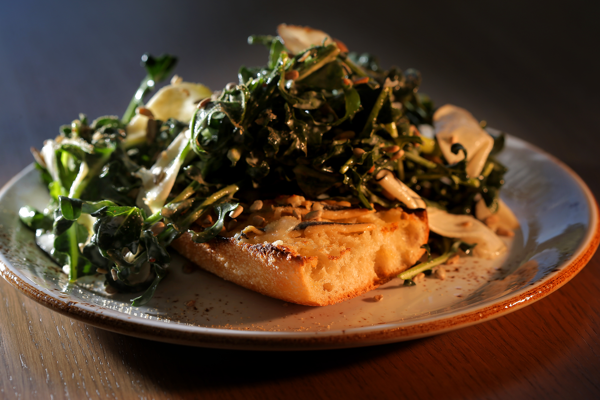 Kale Caesar at the Punch Bowl restaurant.