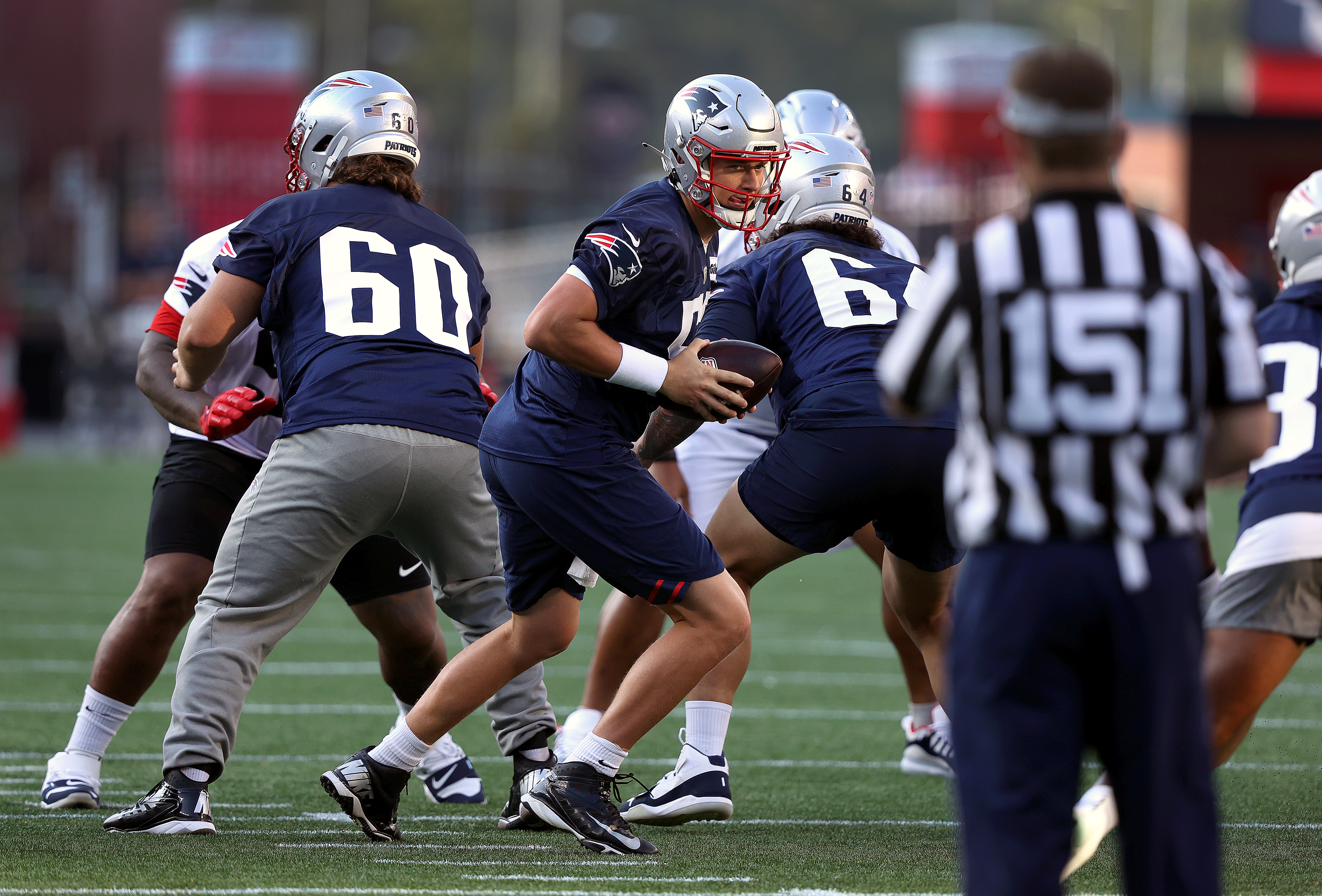 Observations from training camp: It sure doesn't seem like the Patriots are  holding an open QB competition - The Boston Globe