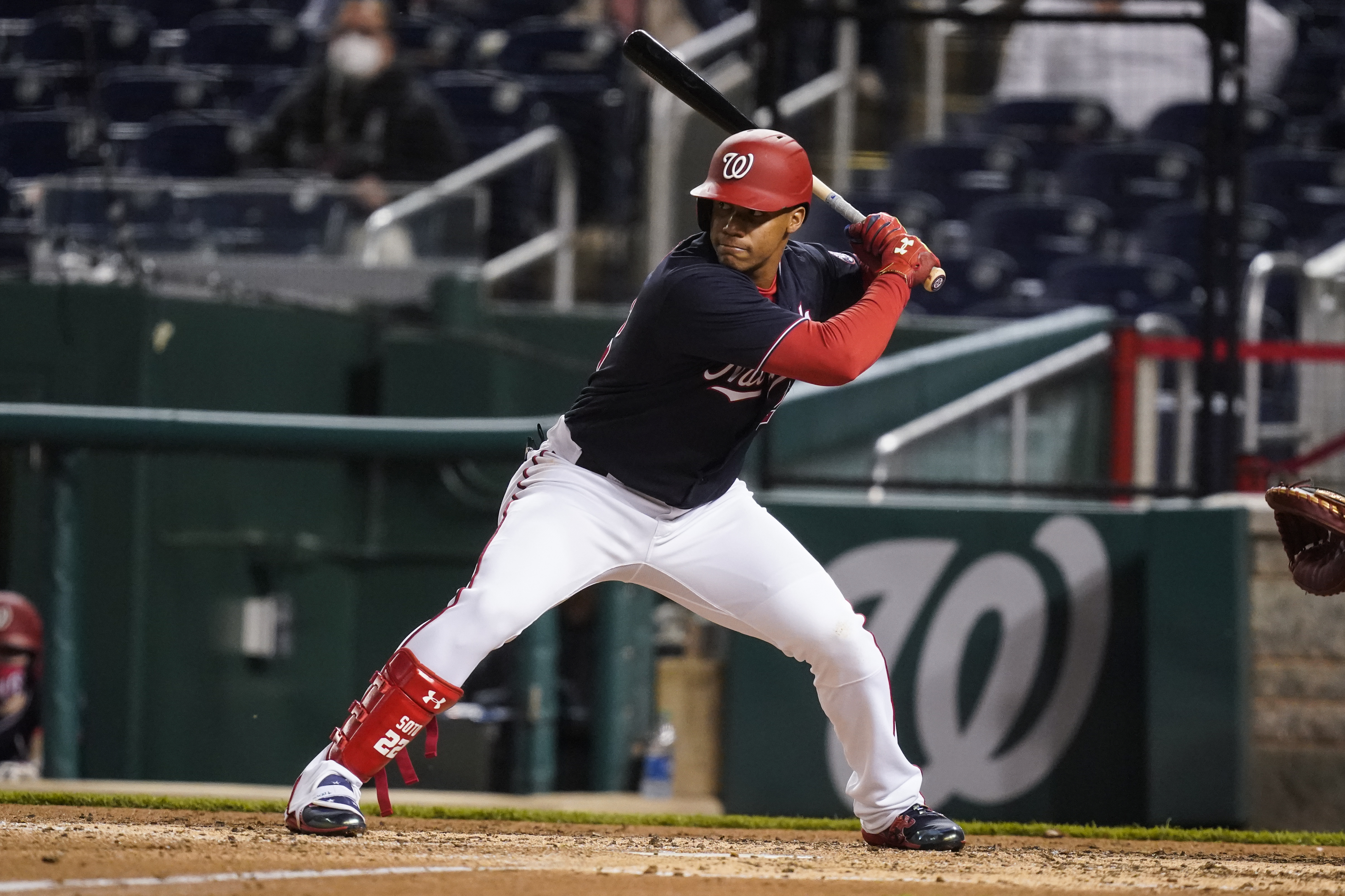 Juan Soto is batting .300 with two homers and eight RBIs this season.