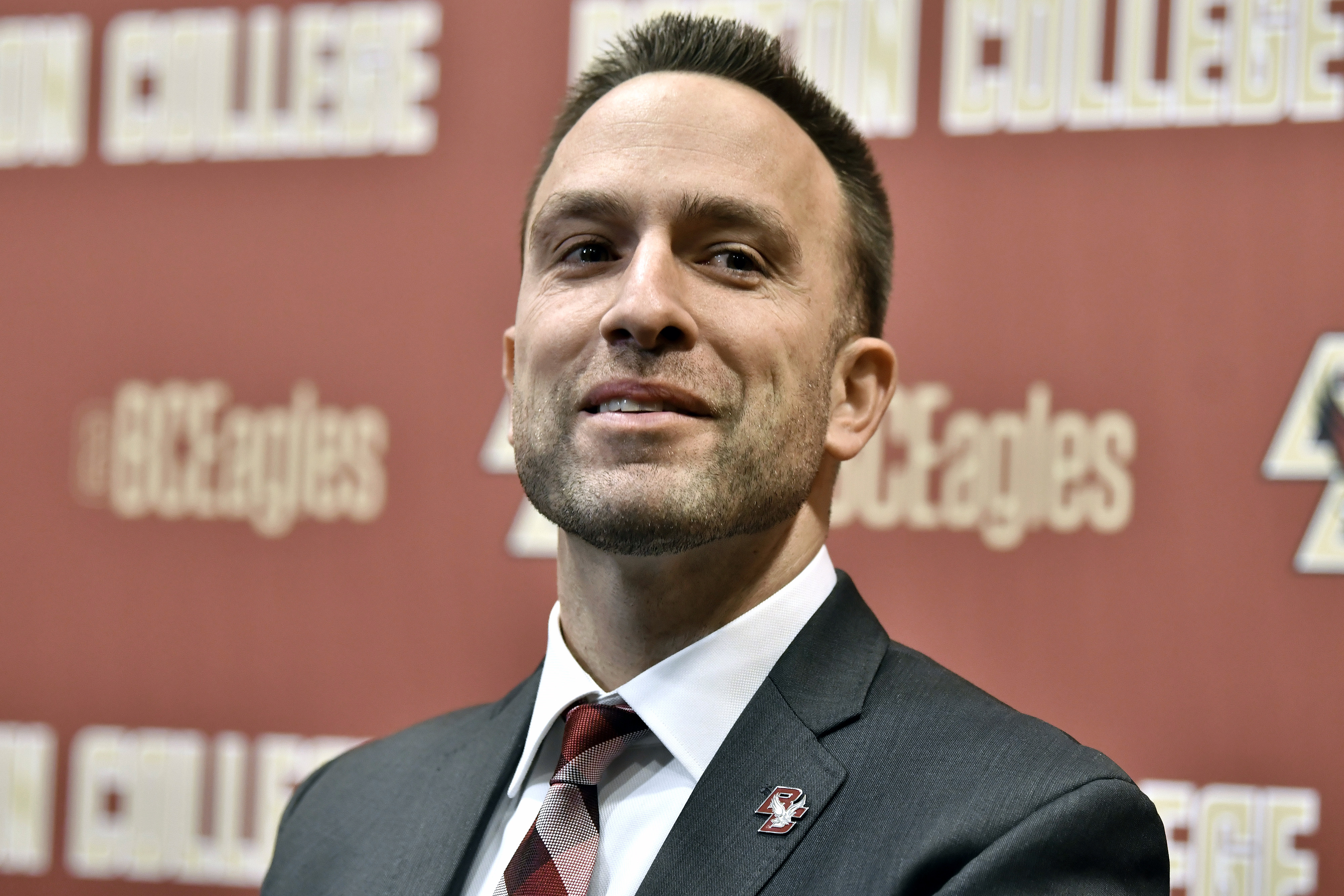 Jeff Hafley is heading into his first season as head coach of the Eagles.