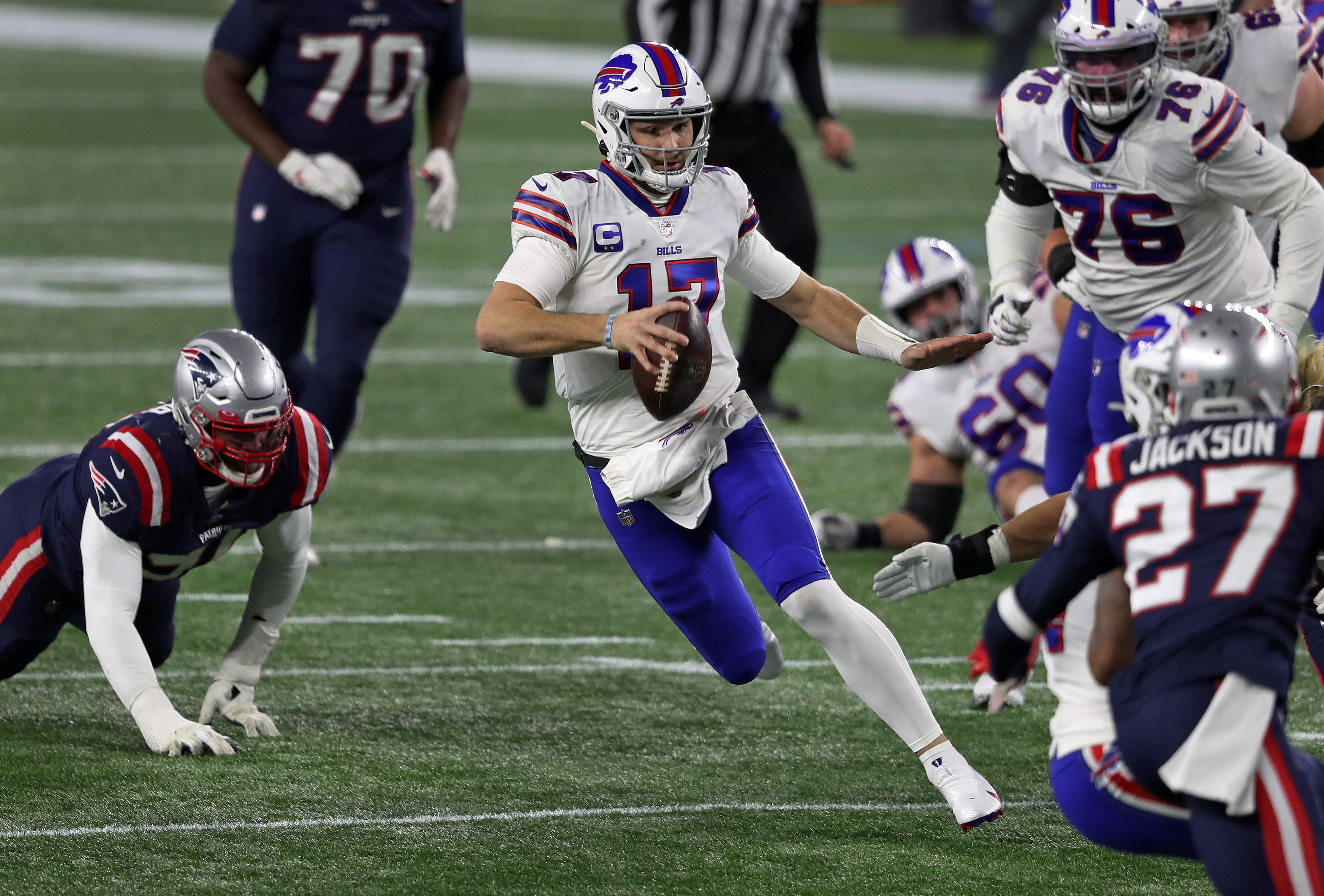 Bills become first division rival to sweep Patriots since 2000 with blowout  win