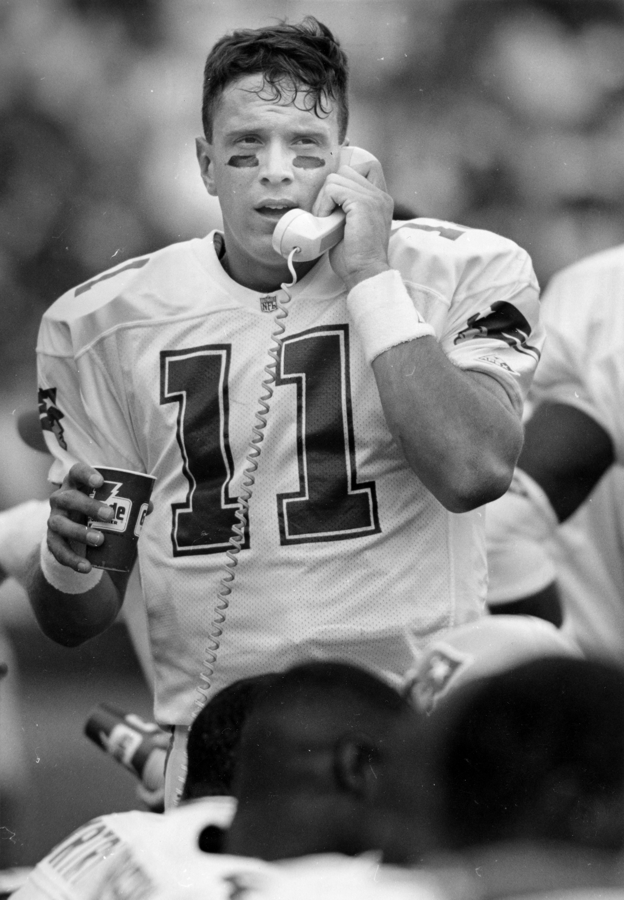 Drew Bledsoe started the season opener against Buffalo, but ended up on the bench a few weeks later.