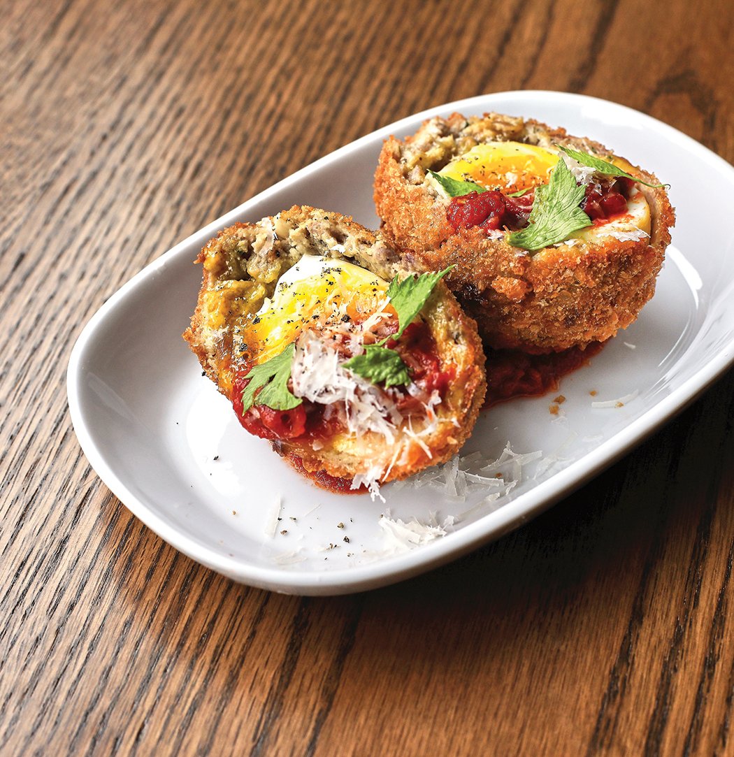 The Scotch meatball from Giusto.